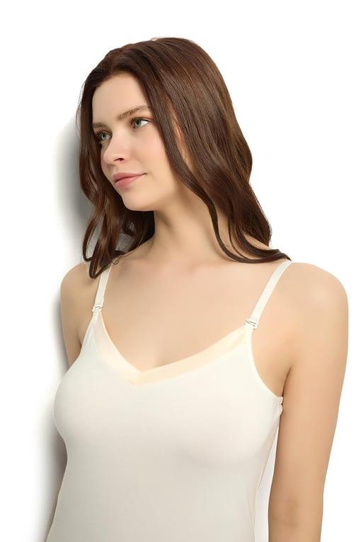 Jiber 625 Kadın Saten Yakalı Ayar Askılı Atlet