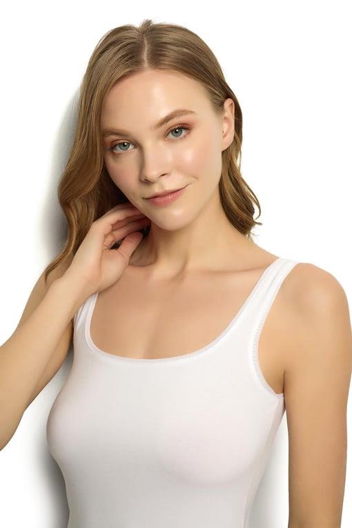 Jiber 627 Kadın Tül Detaylı Askılı Atlet