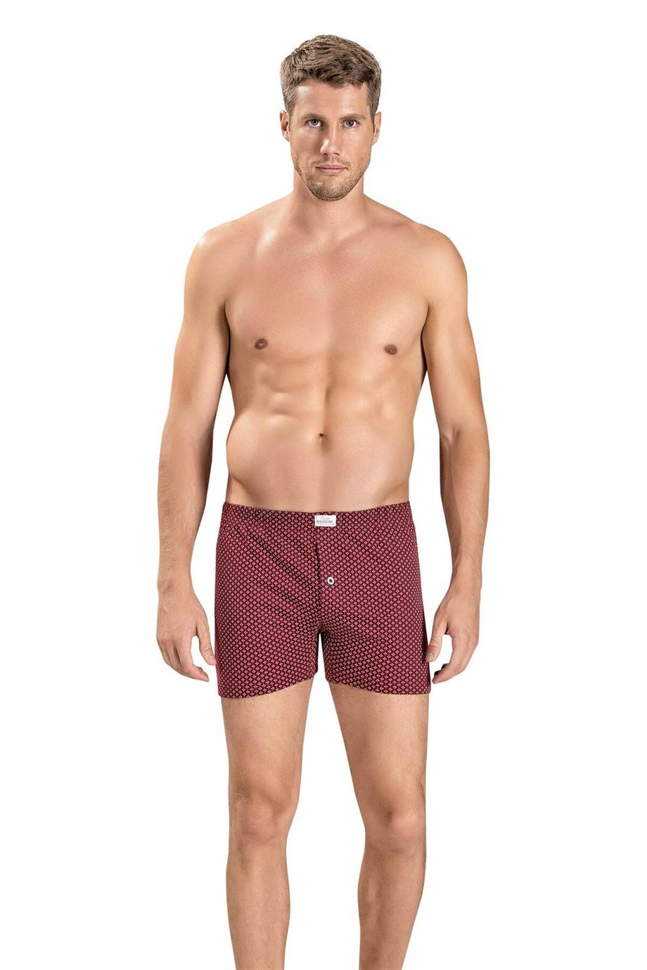 Jiber Erkek (Çok Renkli) Baskılı Penye Boxer 130