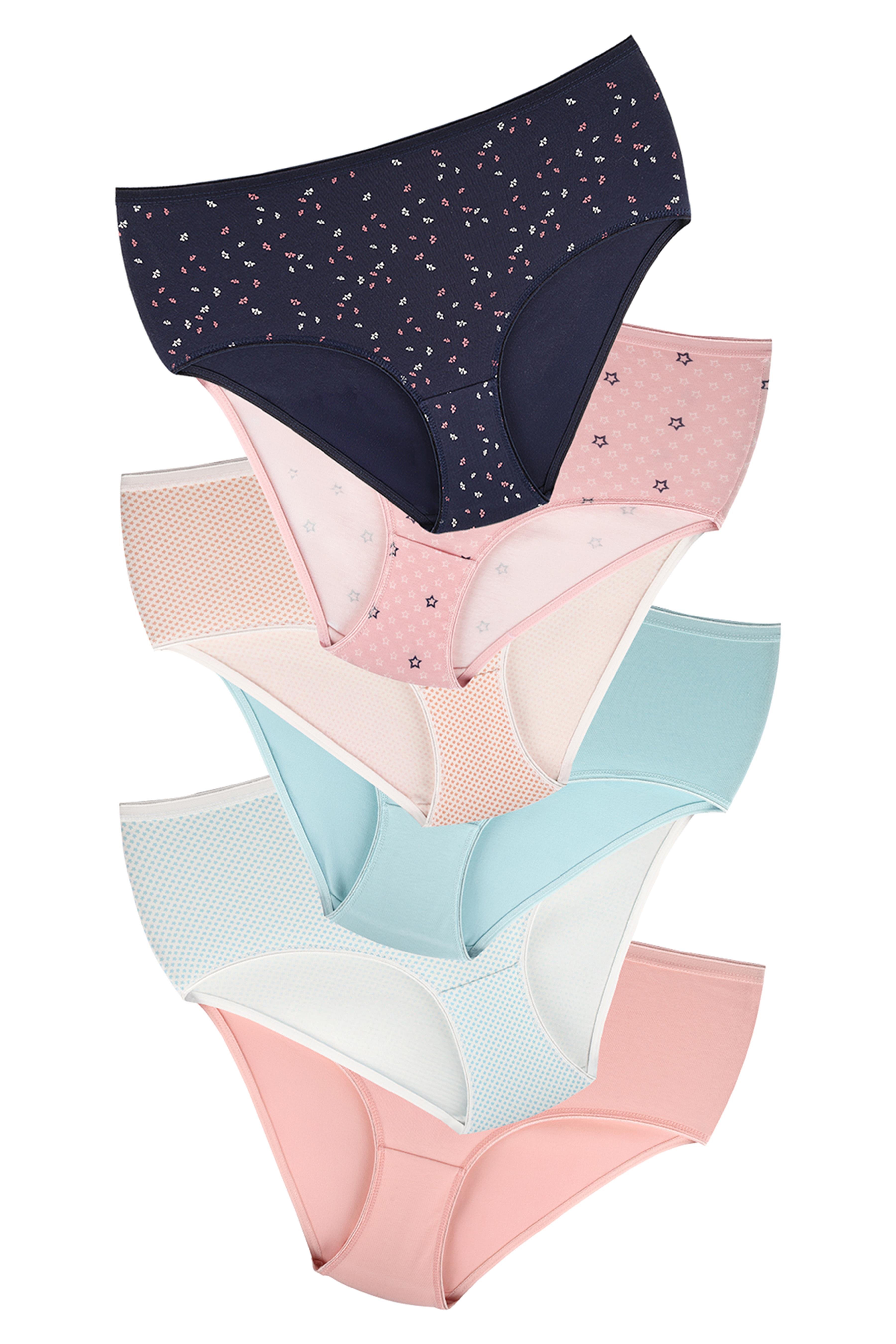 Jiber Kadın Bato Desenli Külot (Tekli)