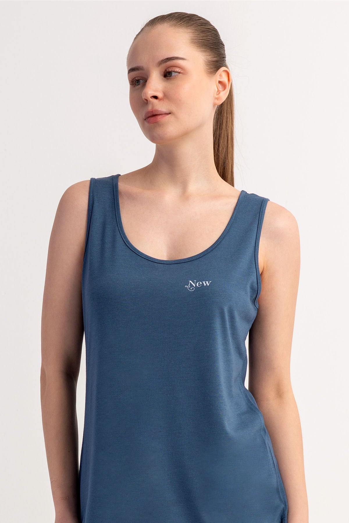 Kezokino 5122071684 Kadın Kalın Askılı Şortlu Pijama Takımı