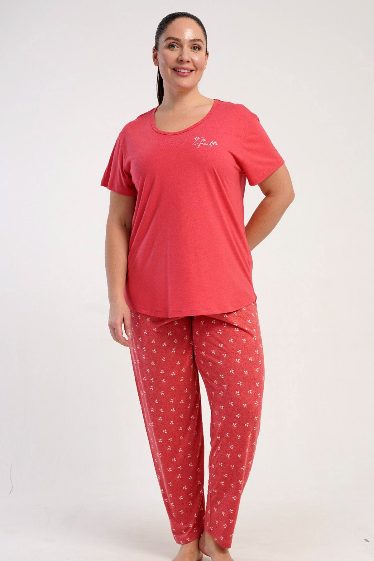 Kezokino 5122531438 Kadın B.B.Kısa Kol Pijama Takımı