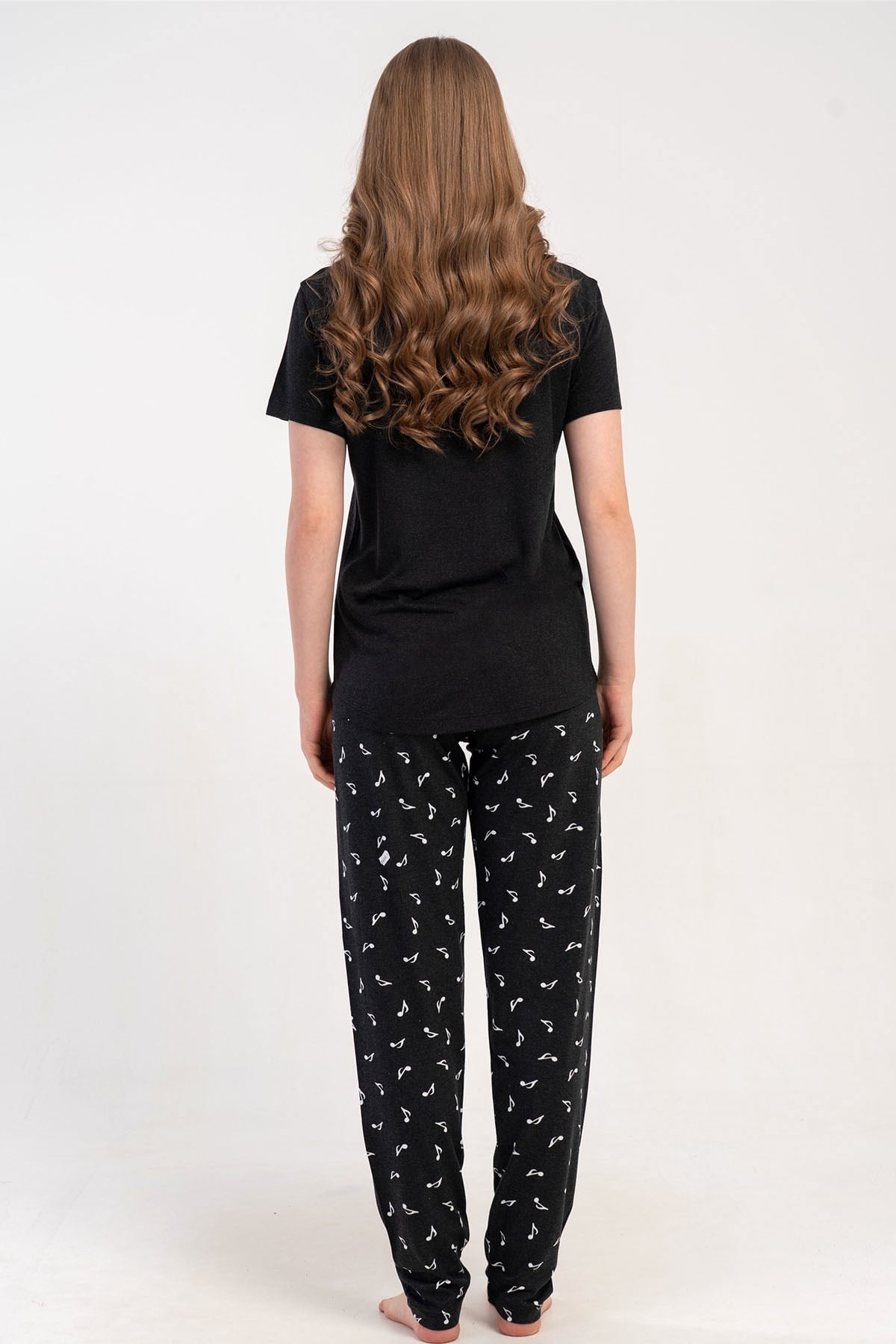 Kezokino 5122892755 Kadın Kısa Kol Patlı Pijama Takımı