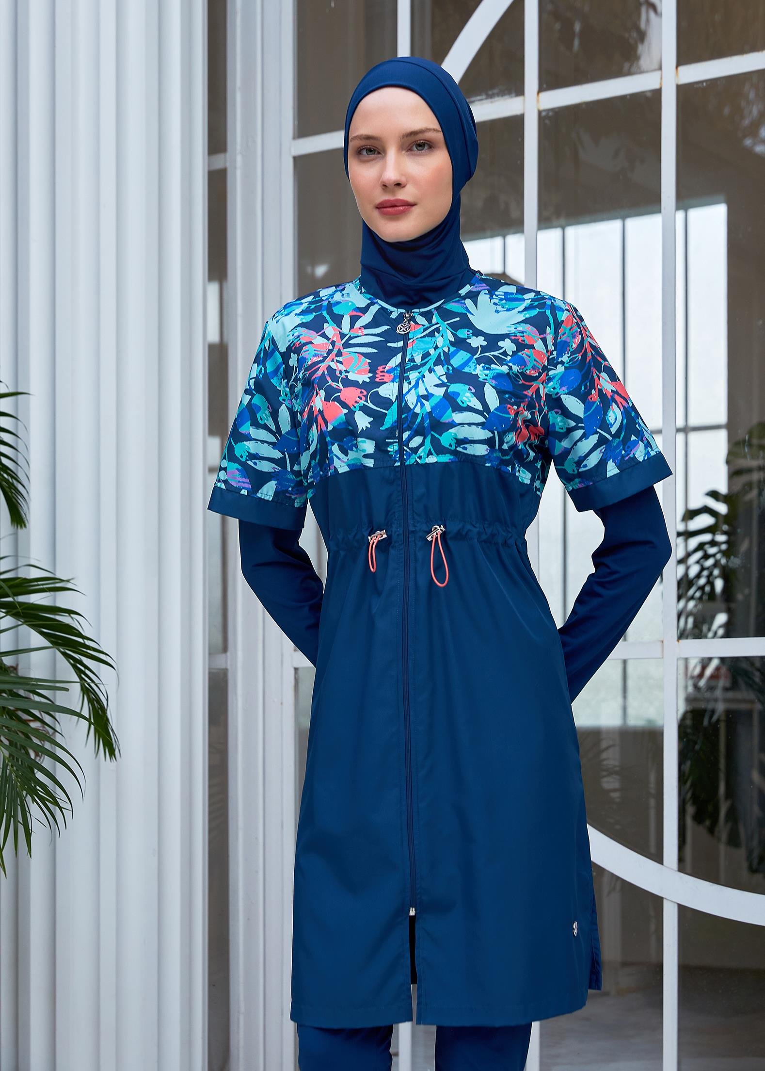 Maresiva 252308 Kadın Vela Uzun Kollu Tam Kapalı Tesettür Mayo