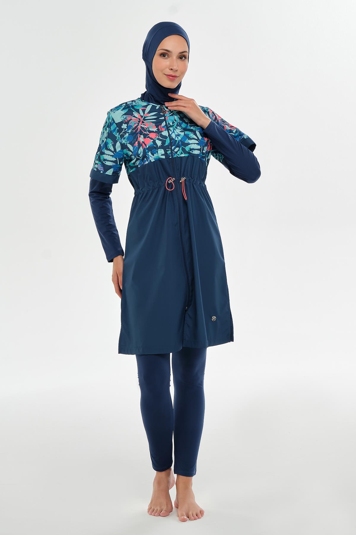 Maresiva 252308 Kadın Vela Uzun Kollu Tam Kapalı Tesettür Mayo