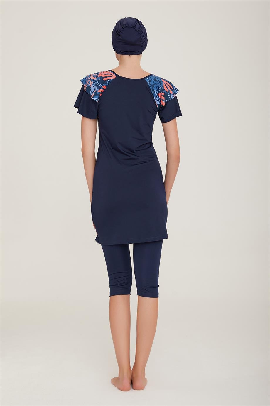 Maresiva 8086 Kadın Kısa Kol Tesettür Mayo