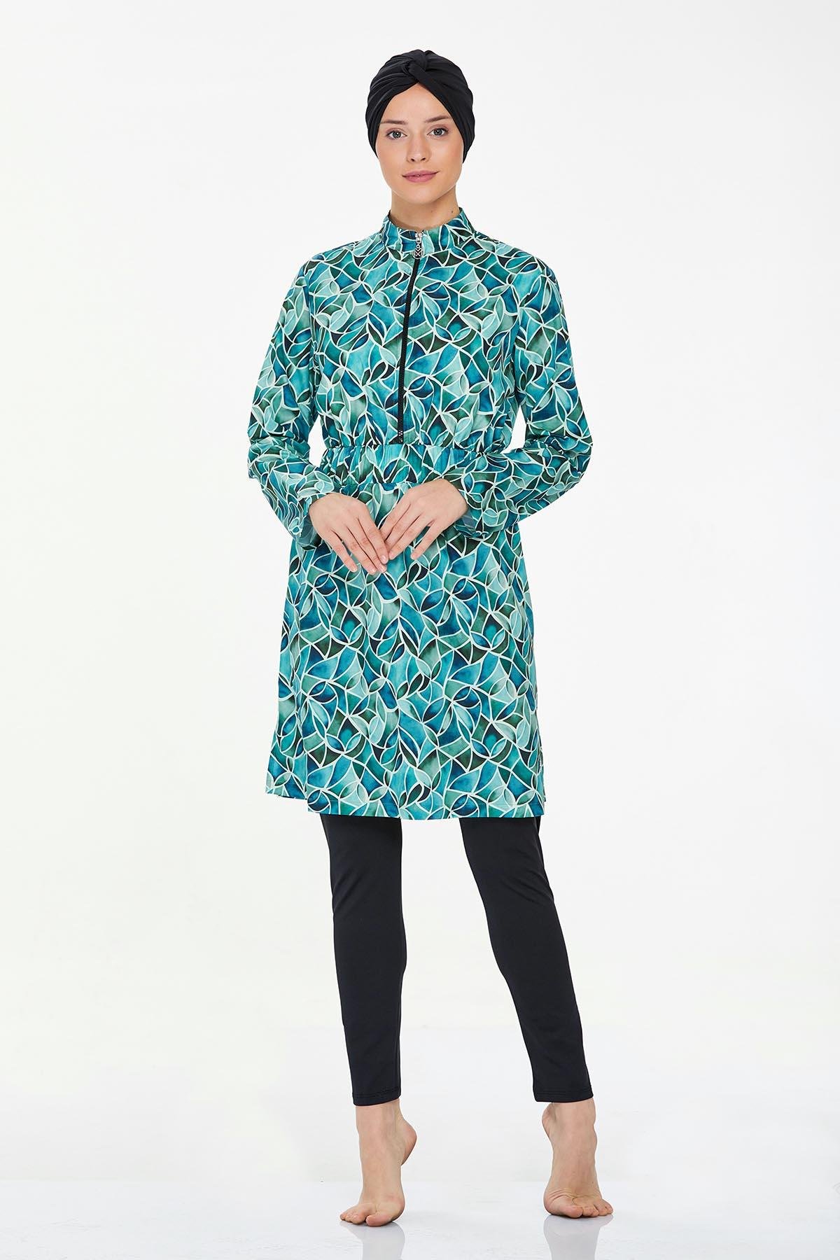 Maresiva 8268  Kadın Tam Kapalı Testtür Mayo