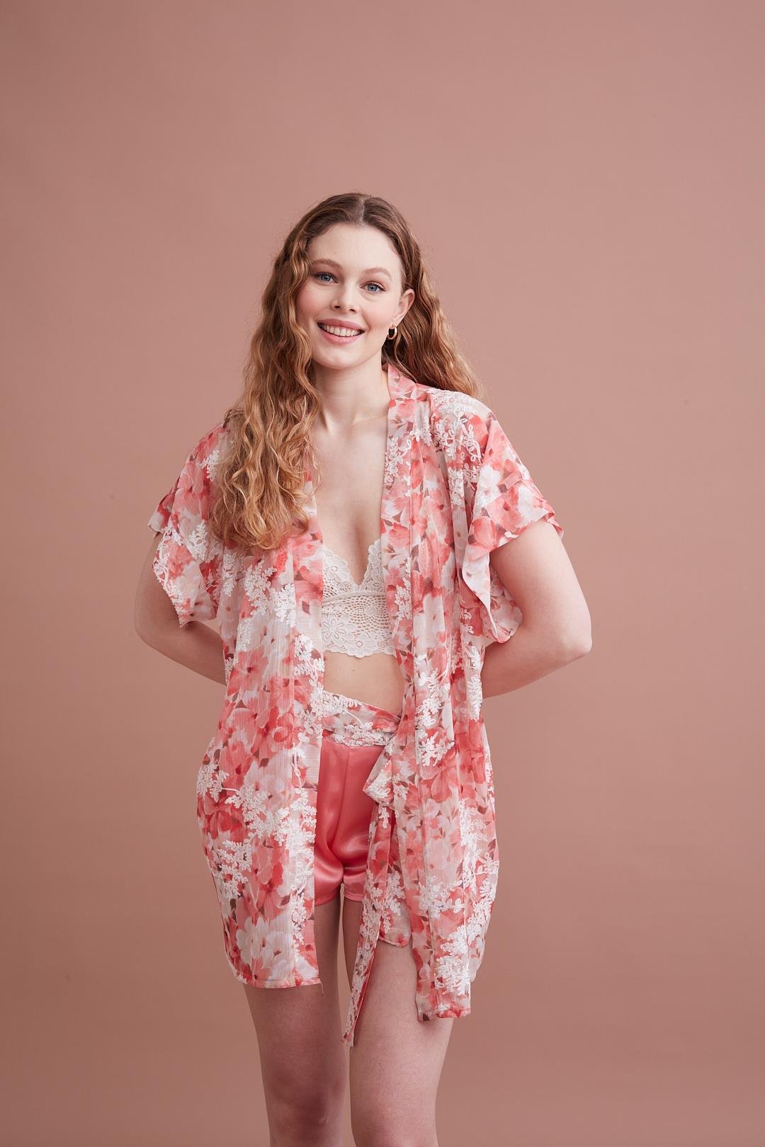 Marpessa 3028 Kadın Saten Üçlü Takım