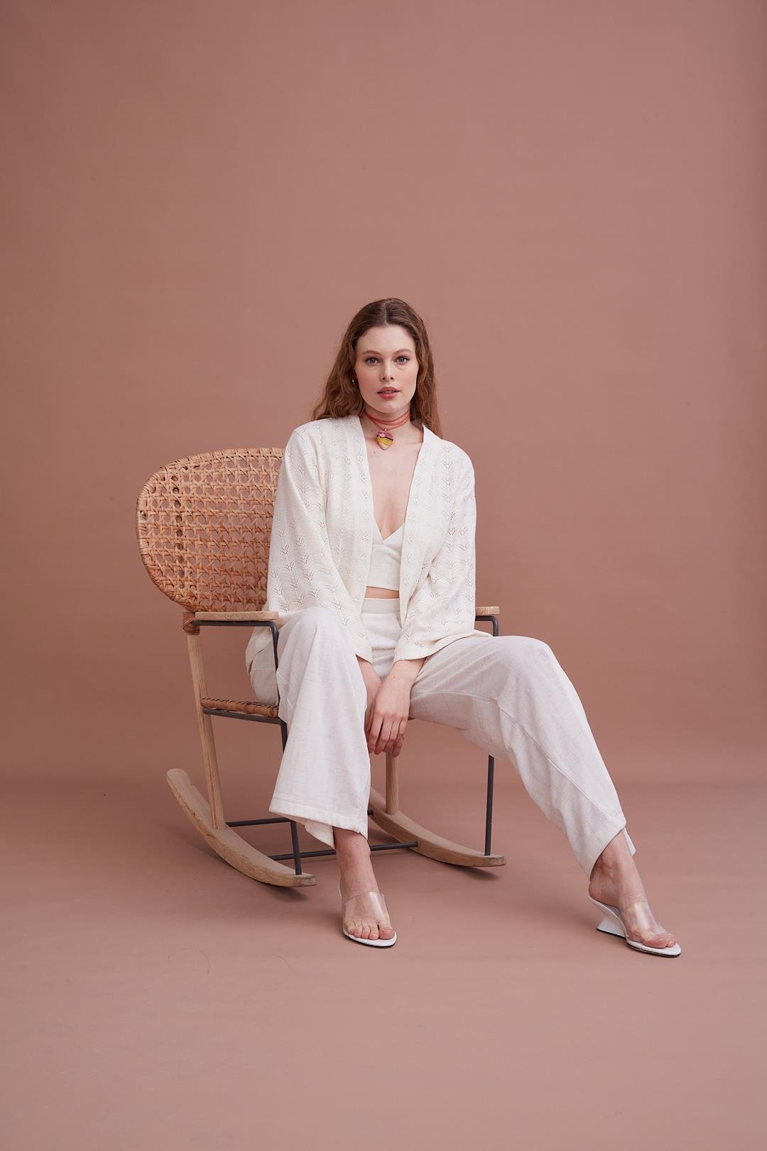 Marpessa 5015 Kadın Saten Üçlü Takım