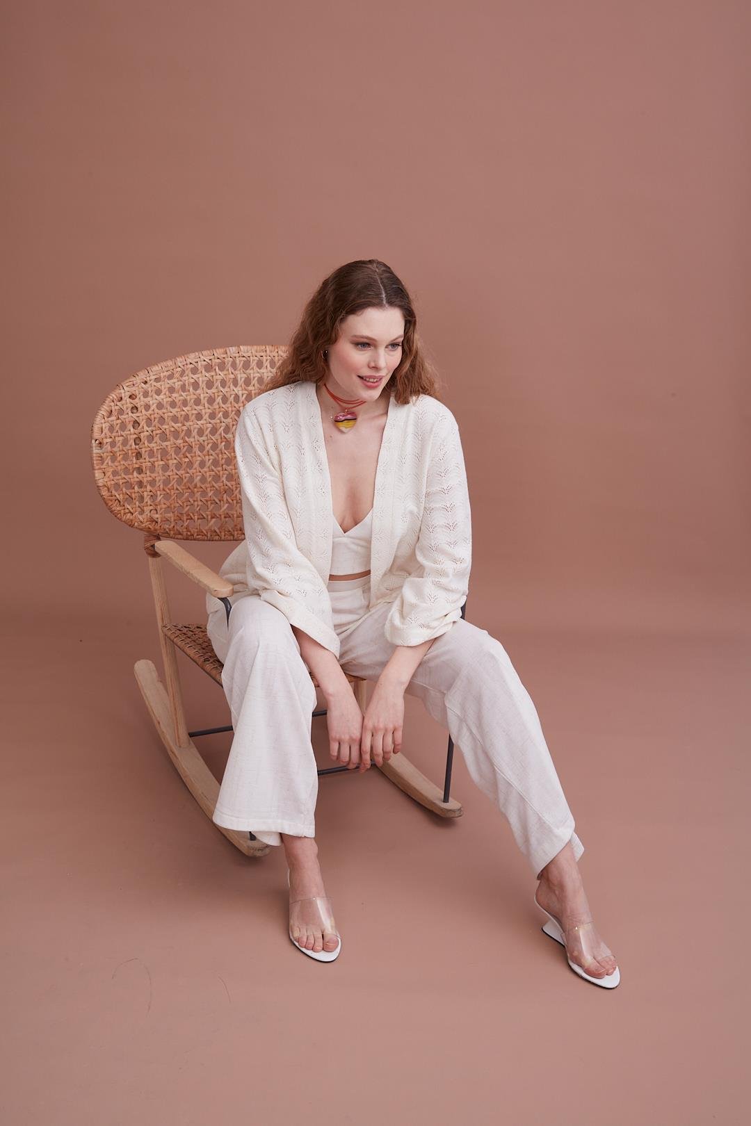 Marpessa 5015 Kadın Saten Üçlü Takım