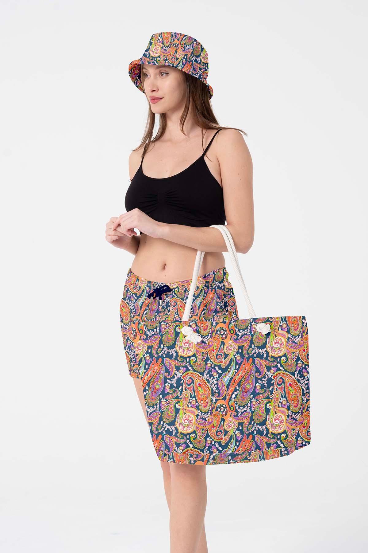 Miami Beach 5080 Kadın Evalı Plaj Çantası