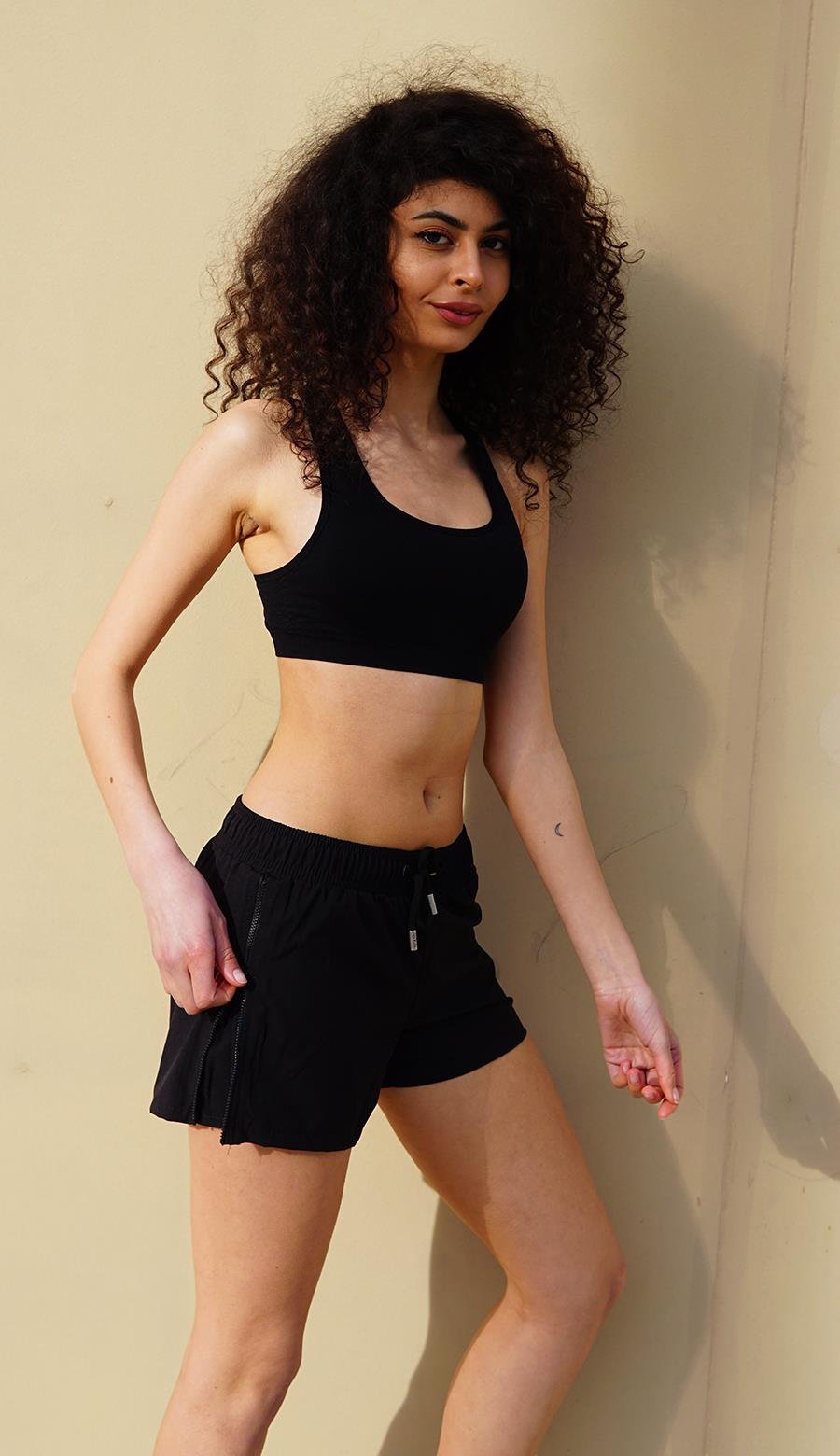 Miami Beach 816 Kadın Fermuarlı Şort