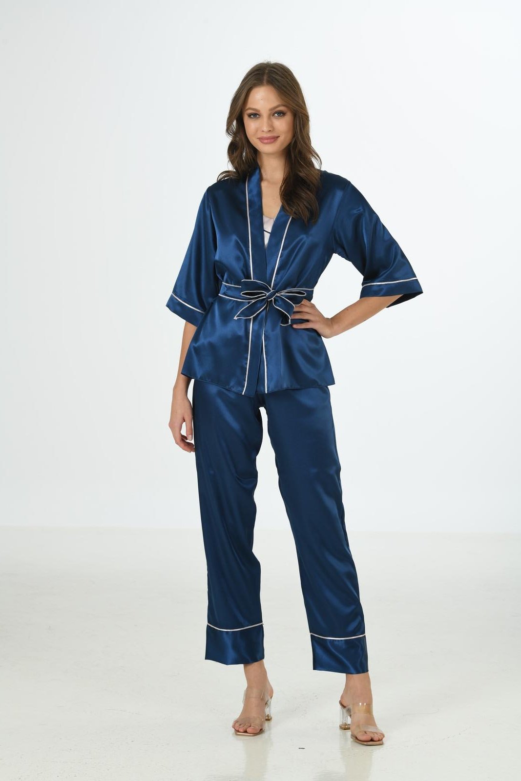 Moongirl 535 Kadın Üçlü Pijama Takım