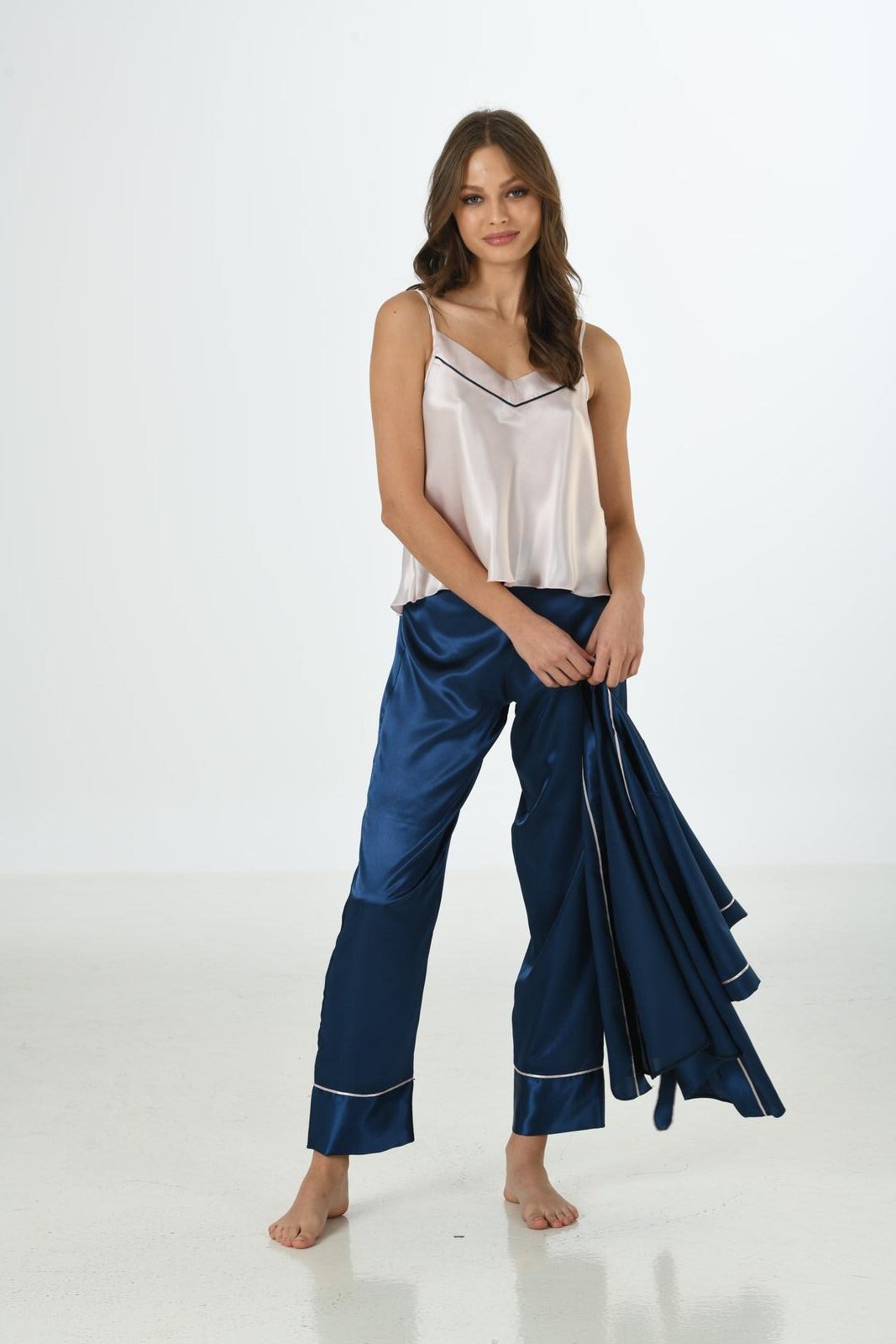 Moongirl 535 Kadın Üçlü Pijama Takım