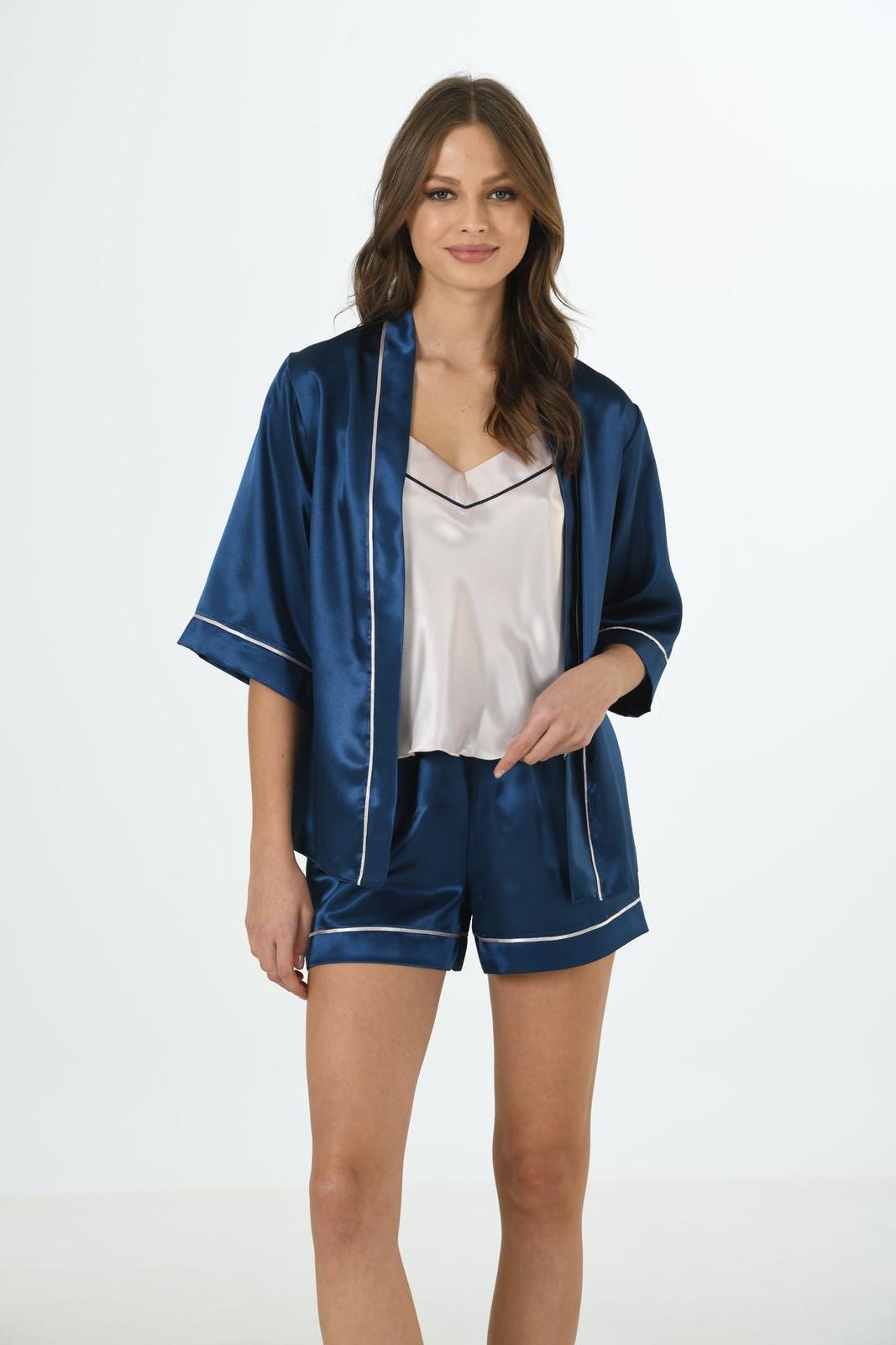 Moongirl 536 Kadın Üçlü Pijama Takım