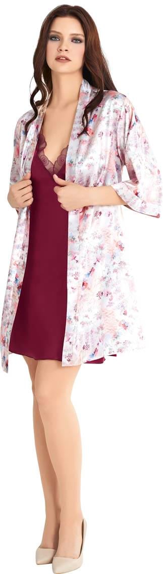 Moongirl 735 Kadın Saten Kısa İkili Takım