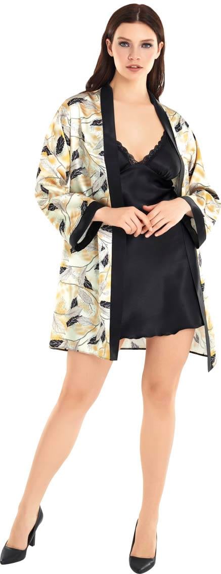 Moongirl 738 Kadın Saten Kısa İkili Takım