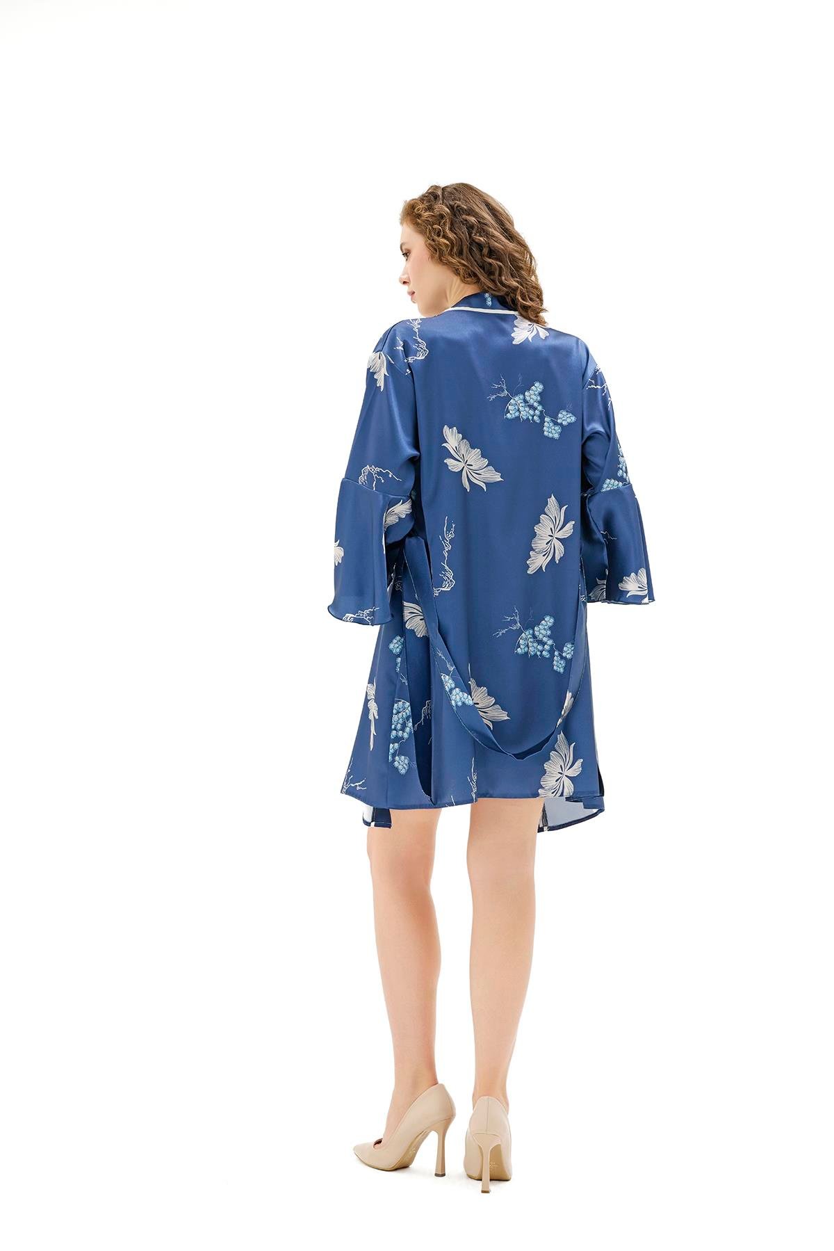 Moongirl 911 Kadın Saten İkili Gecelik Takım