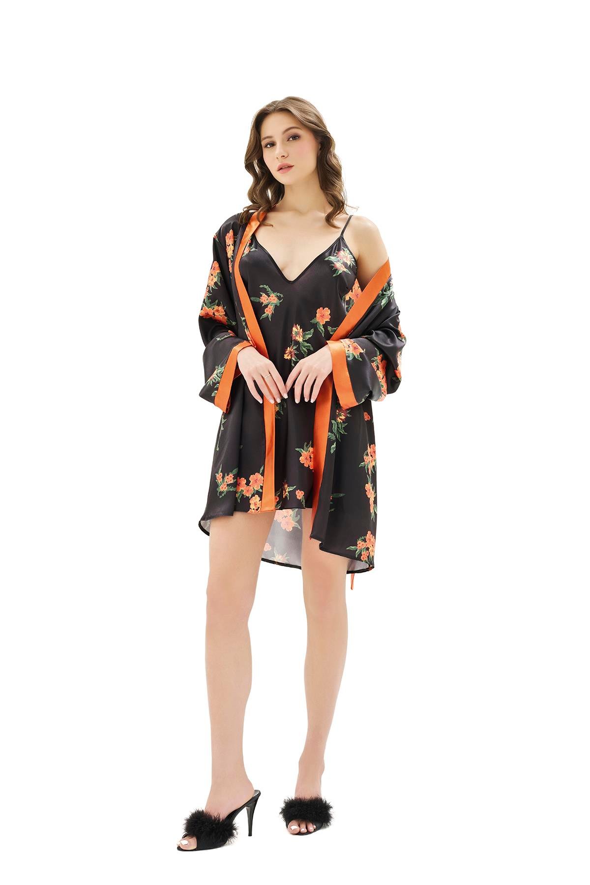 Moongirl 943 Kadın İkili Gecelik Takım