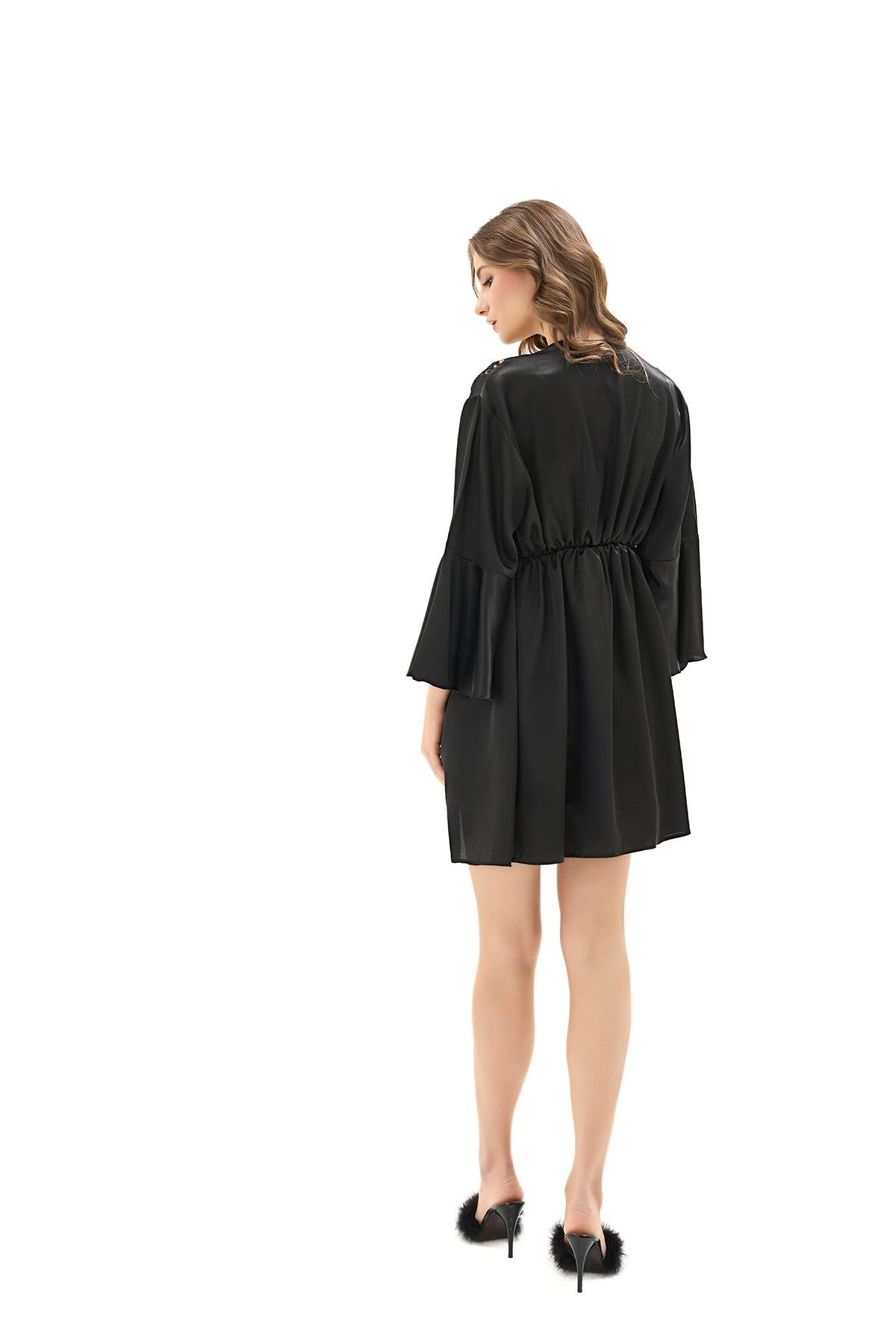 Moongirl 947 Kadın Saten Kısa İkili Takım