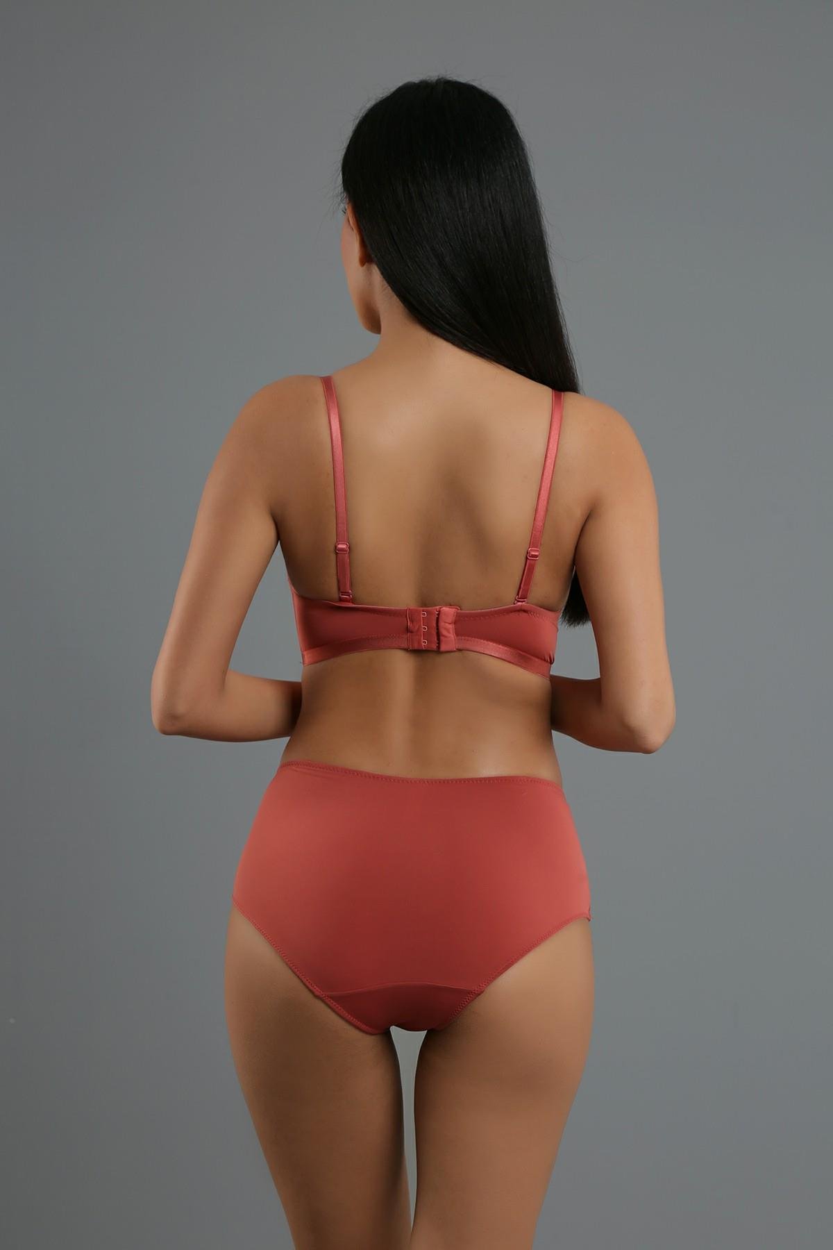 New Bra 334159 Kadın Desteksiz Sütyen Külot Takım