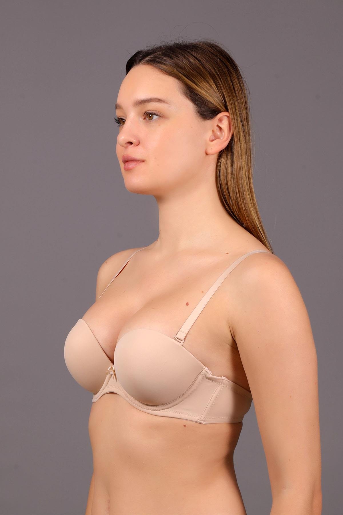 New Bra 337040 Çift Destekli Straplez Sütyen