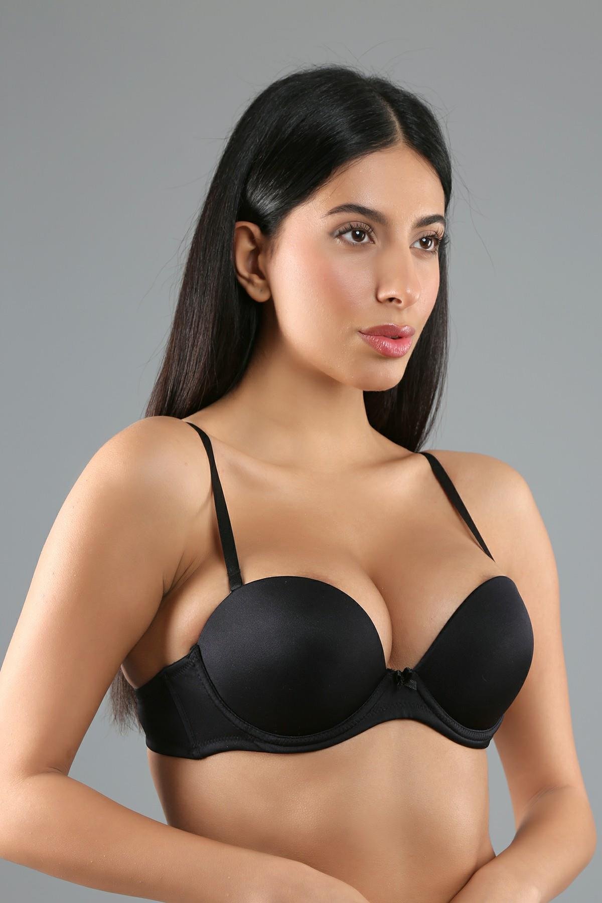 New Bra 337040 Çift Destekli Straplez Sütyen
