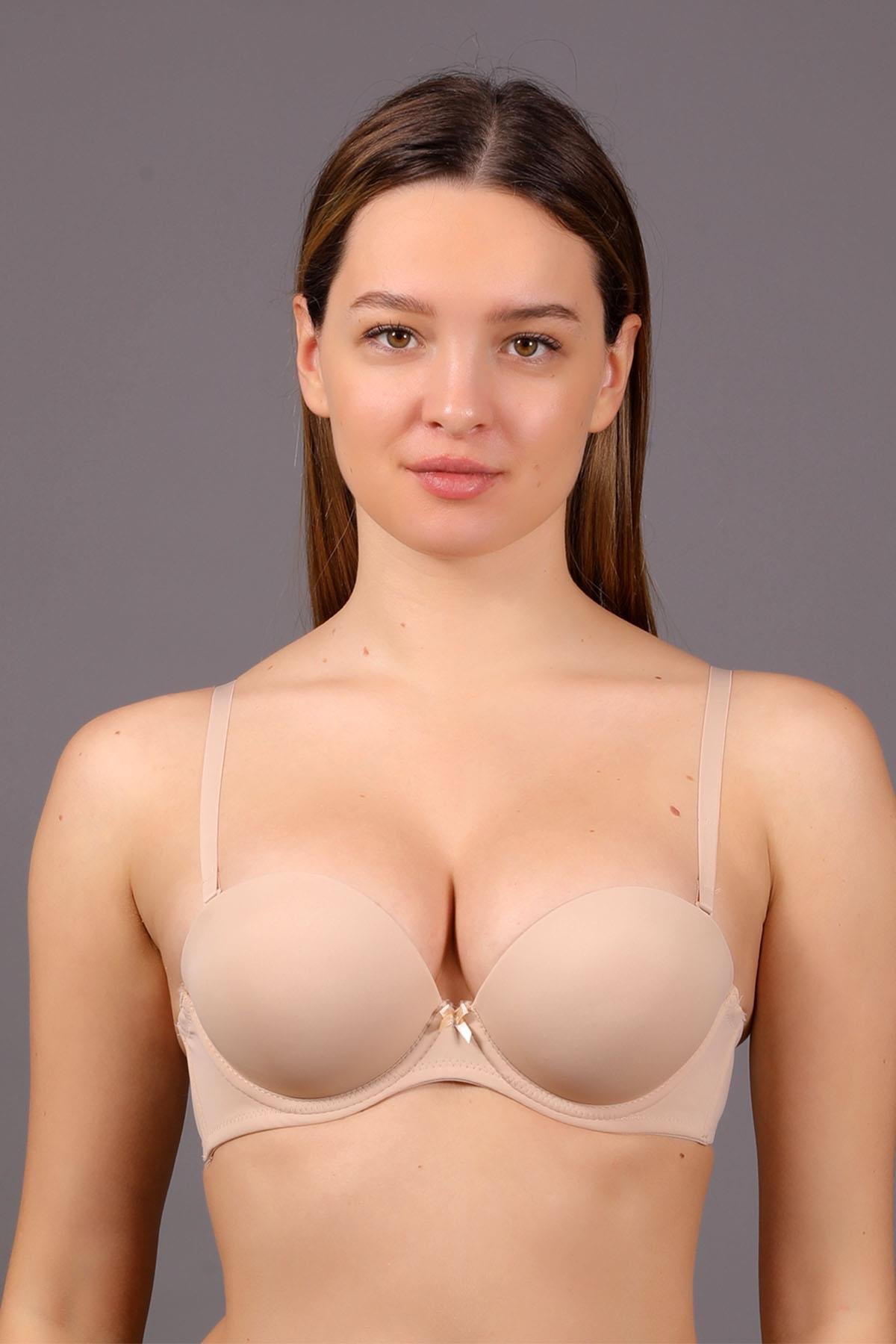 New Bra 337040 Çift Destekli Straplez Sütyen