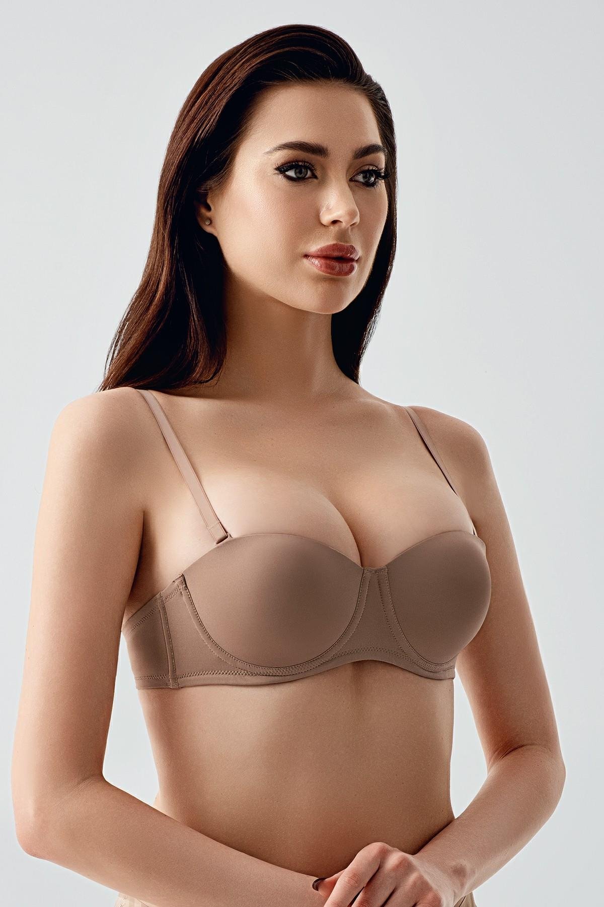 New Bra 337055 Destekli Straplez Sütyen