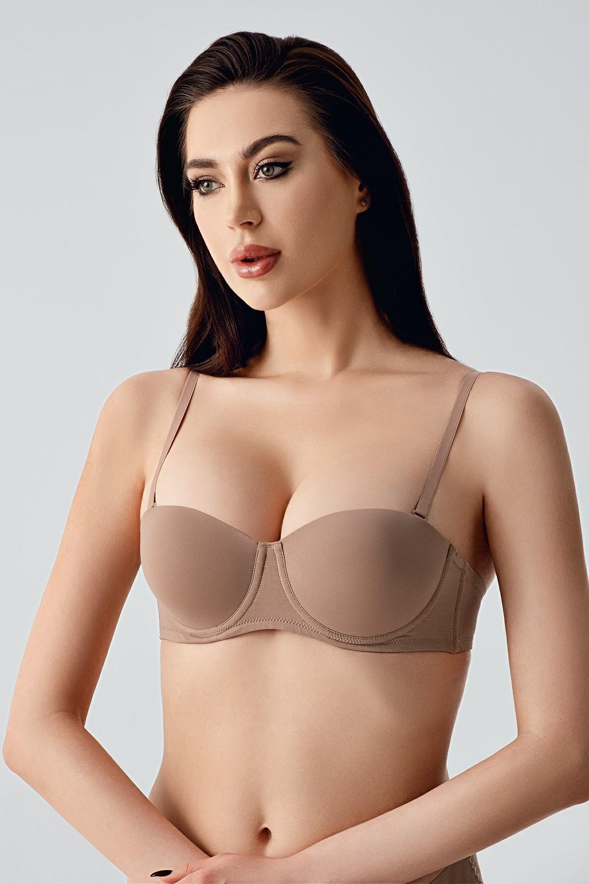 New Bra 337055 Destekli Straplez Sütyen