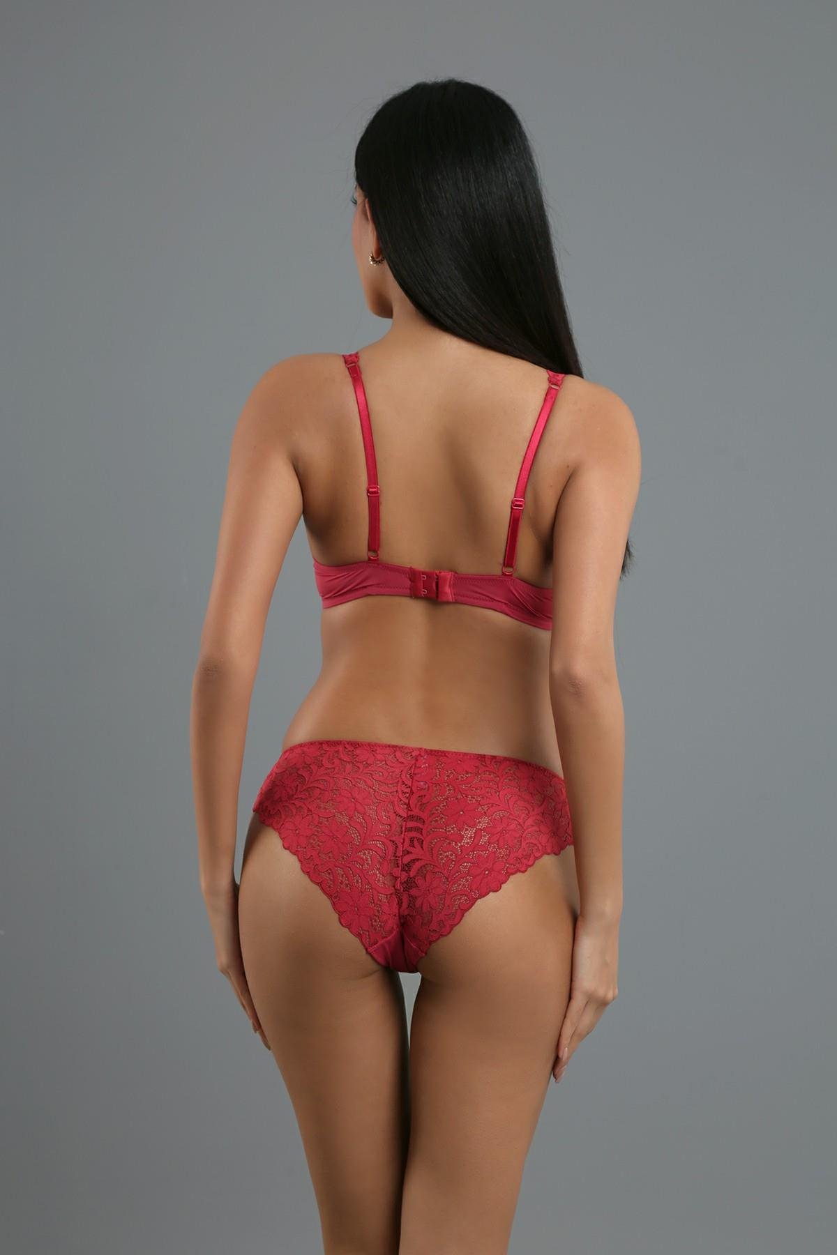 New Bra 4156 Kadın Desteksiz Sütyen Külot Takım