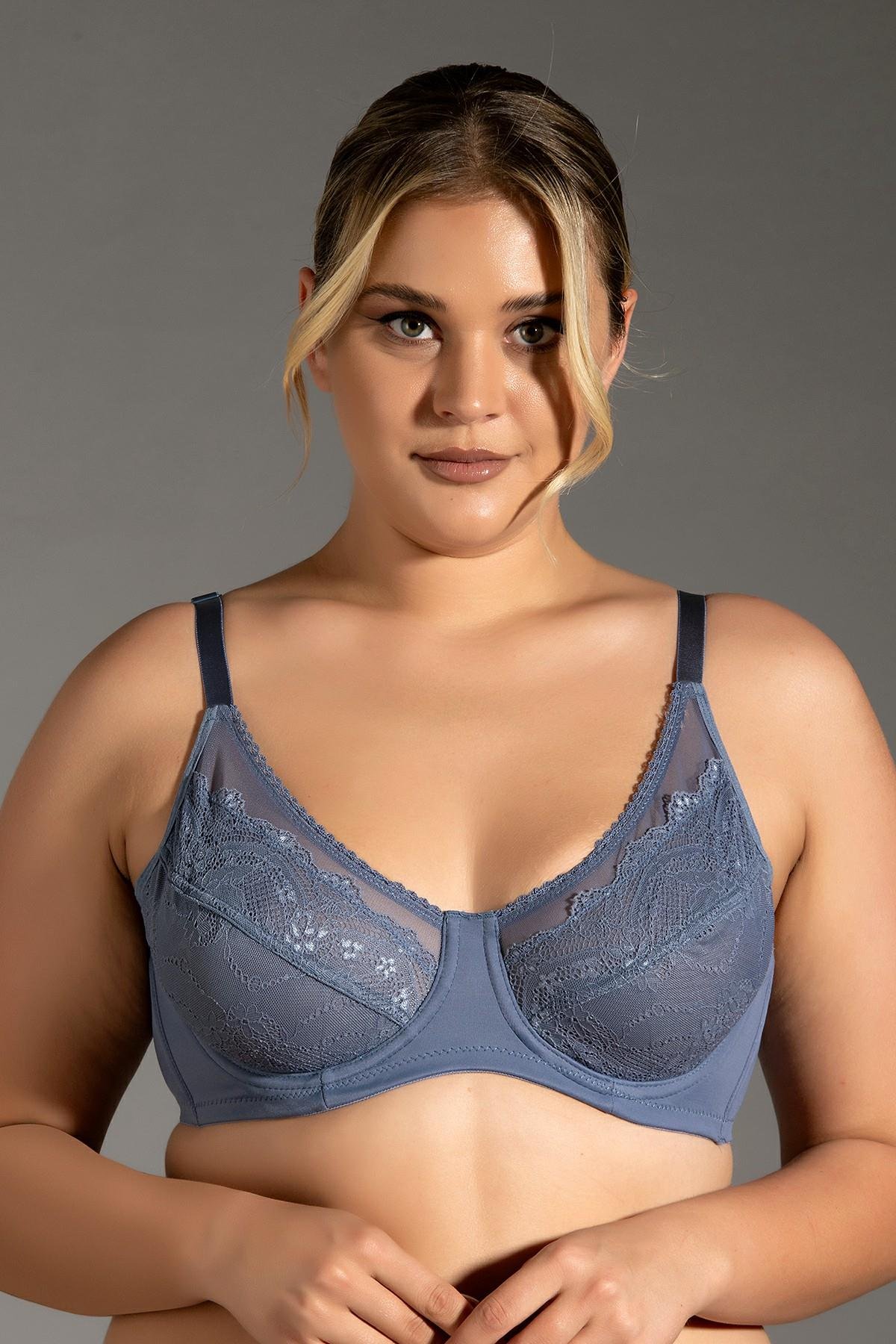 New Bra Koyu Mavi Desteksiz Sütyen