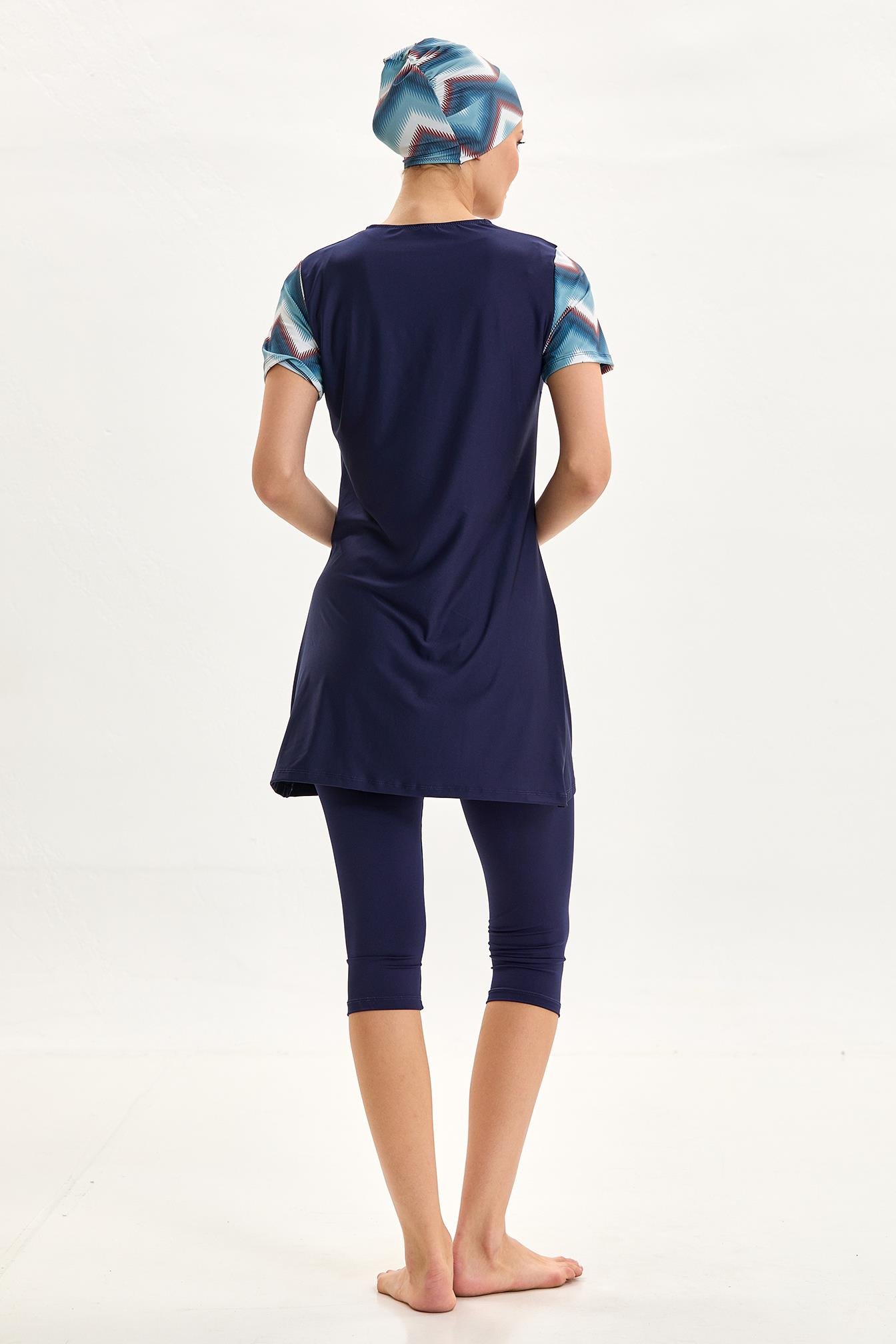 Rıvamare 0718-81 Kadın Yarı Kapalı Tesettür Mayo