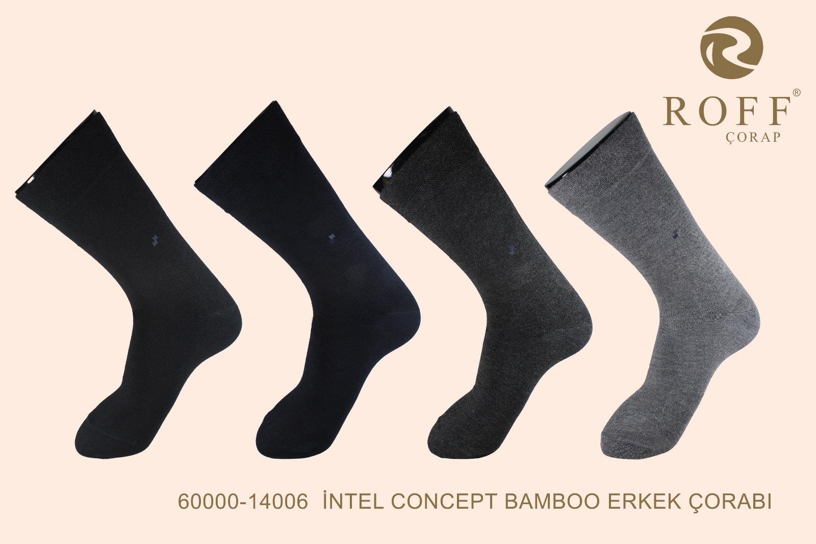 Roff 14006 Erkek İntel Concept Bambu Soket Çorap