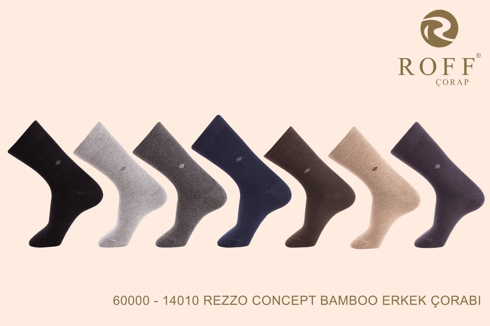 Roff 14010 Erkek Rezzo Concept Bambu Soket Çorap