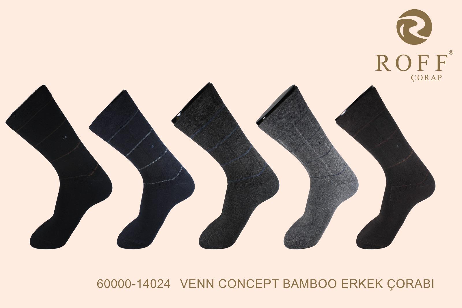 Roff 14024 Erkek Venn Concept Bambu Soket Çorap