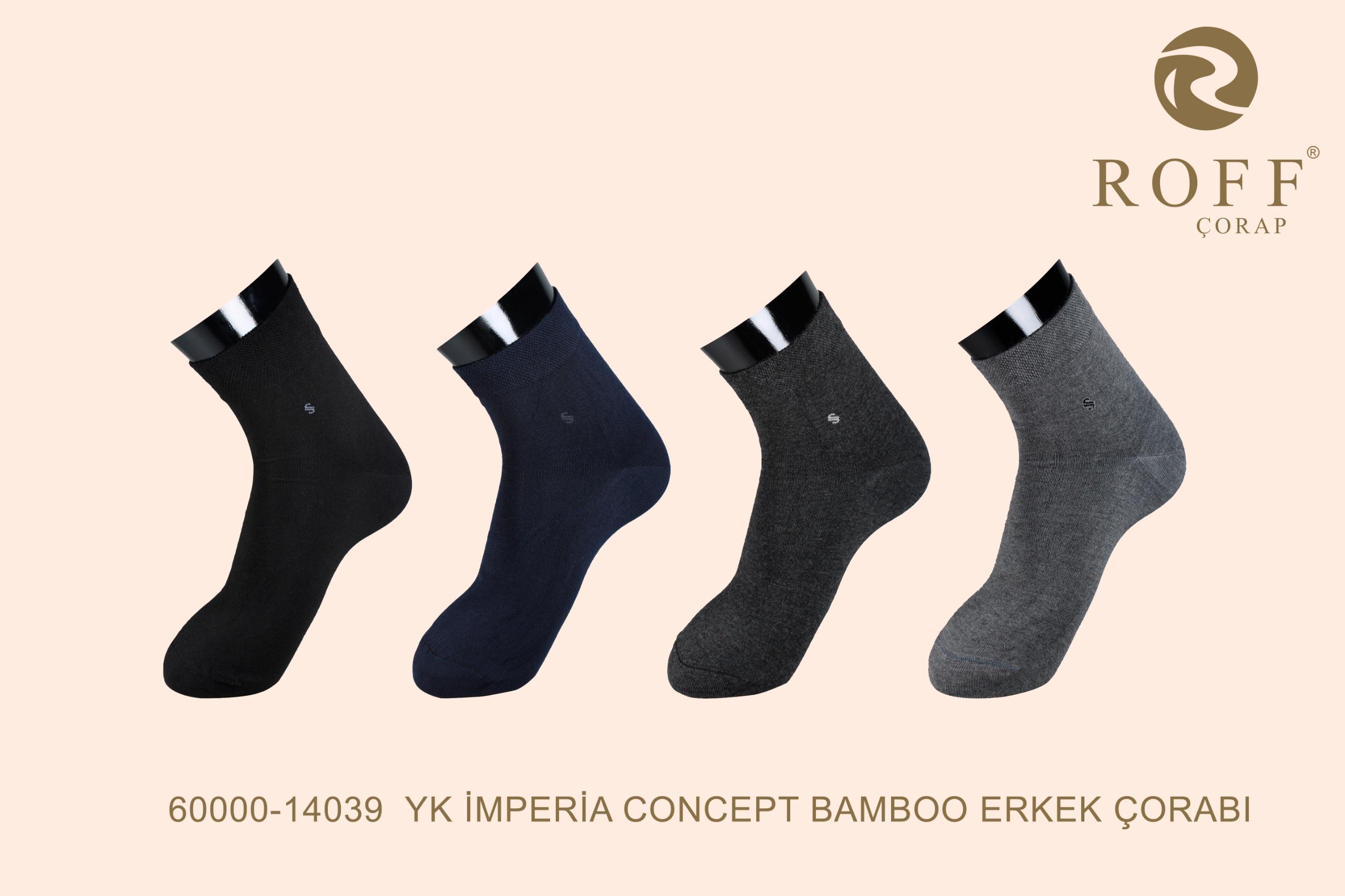 Roff 14039 Erkek Y.K.Imperıa Concept Bambu Soket Çorap