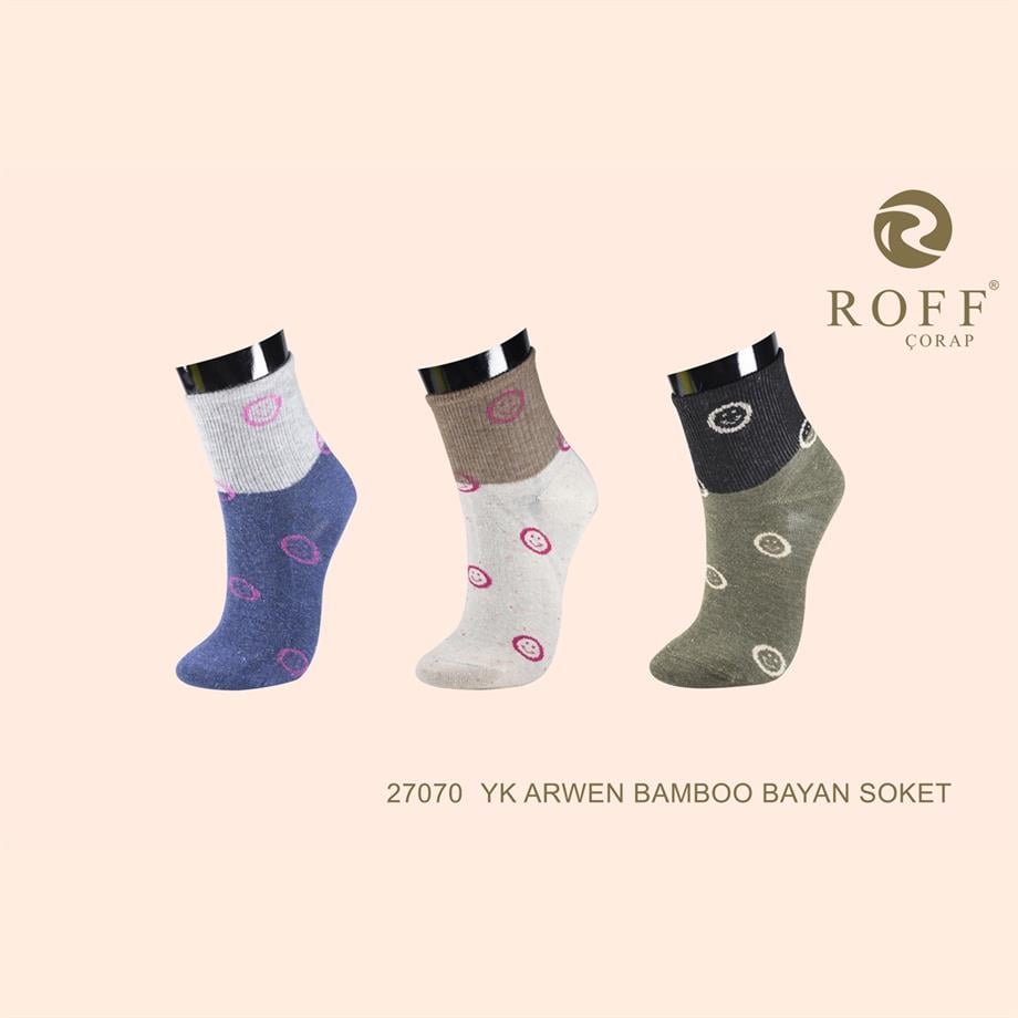 Roff 27070 Kadın Y.K.Arwen Bambu Çorap