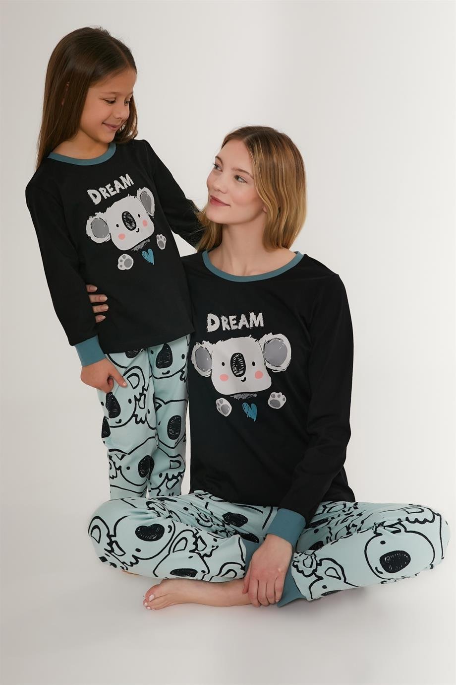 RolyPoly Kız Çocuk Siyah Pijama Takımı