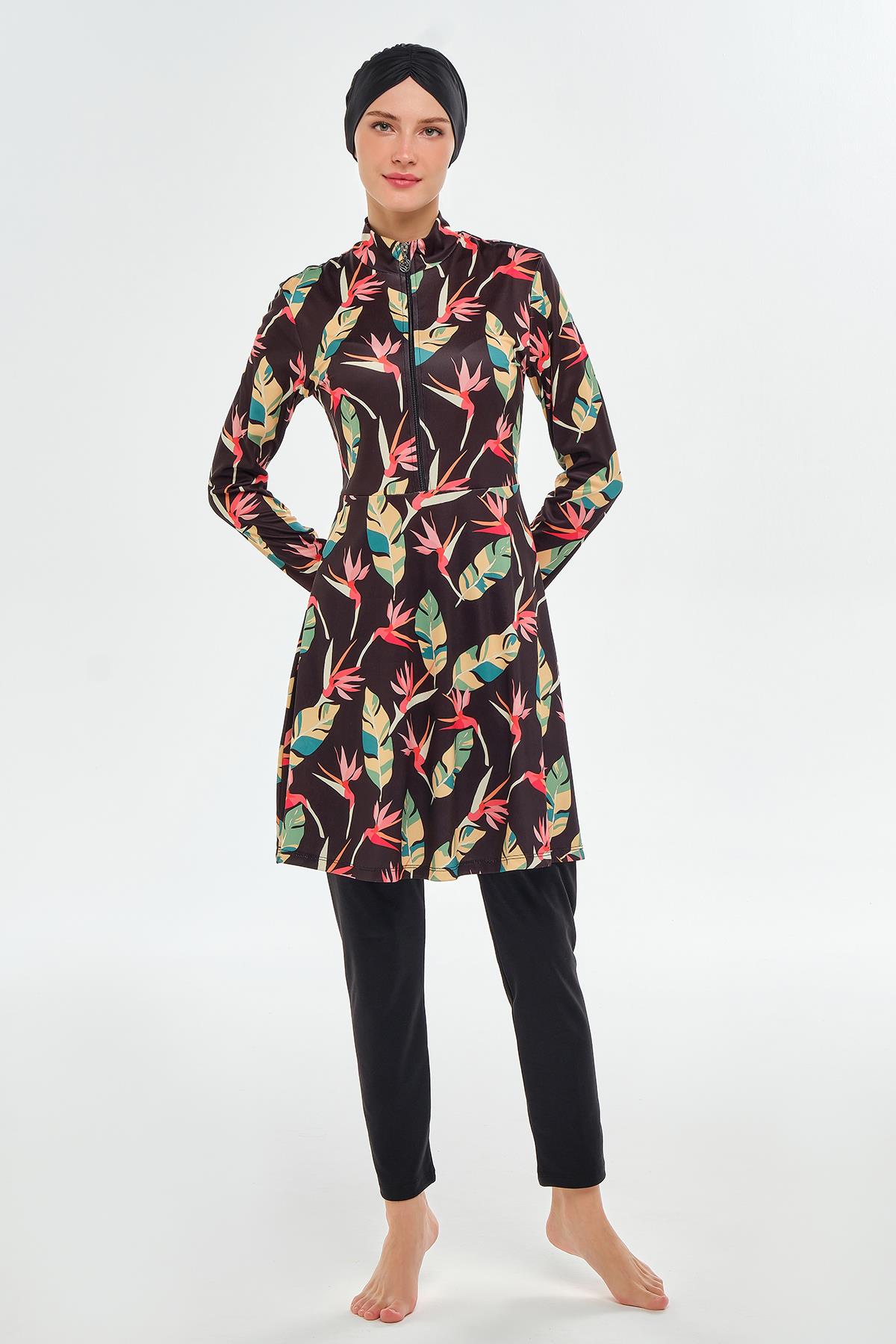 Rozamay 253113 Kadın Valarie Uzun Kollu Tesettür Mayo