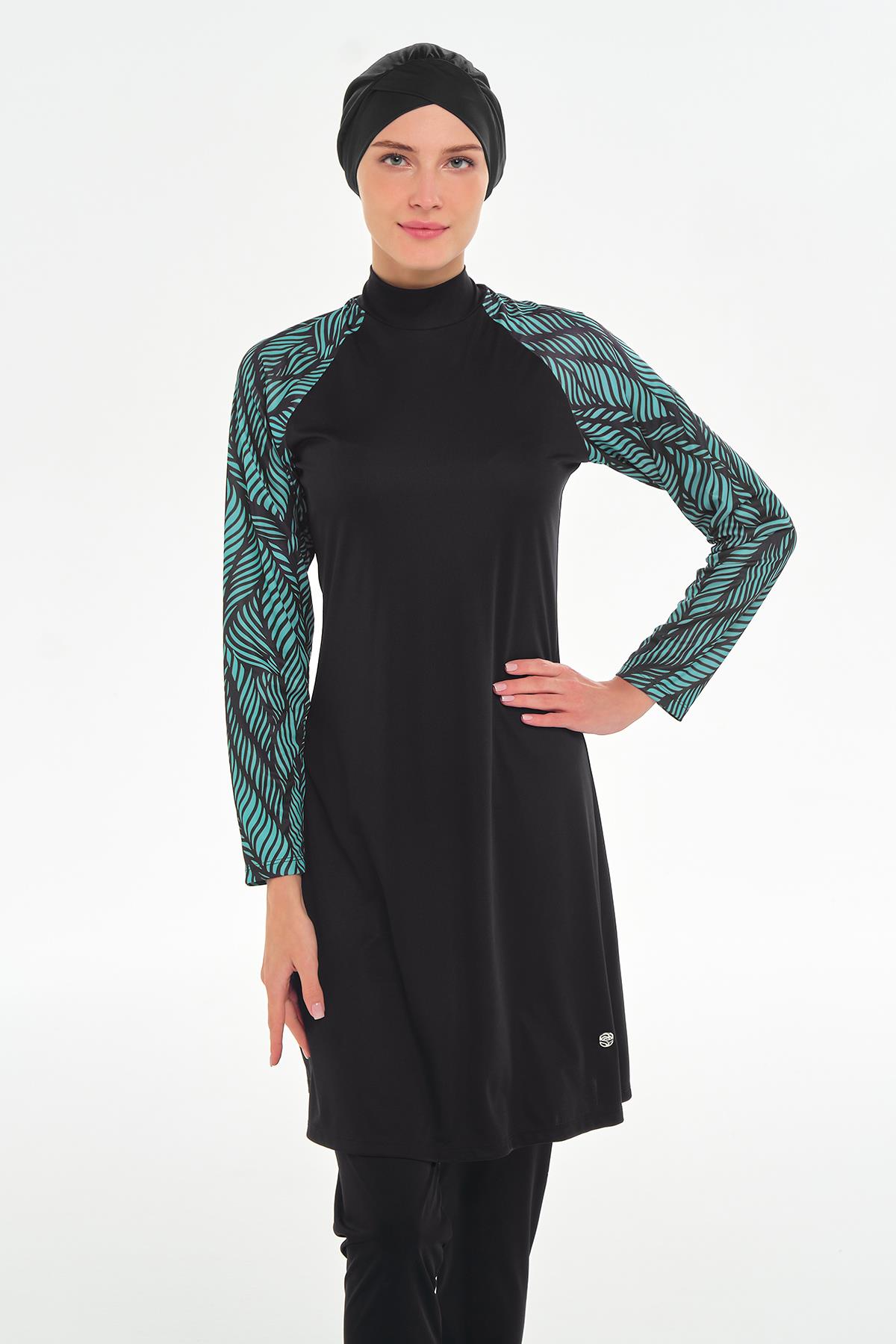 Rozamay 253120 Kadın Deja Uzun Kollu Tesettür Mayo