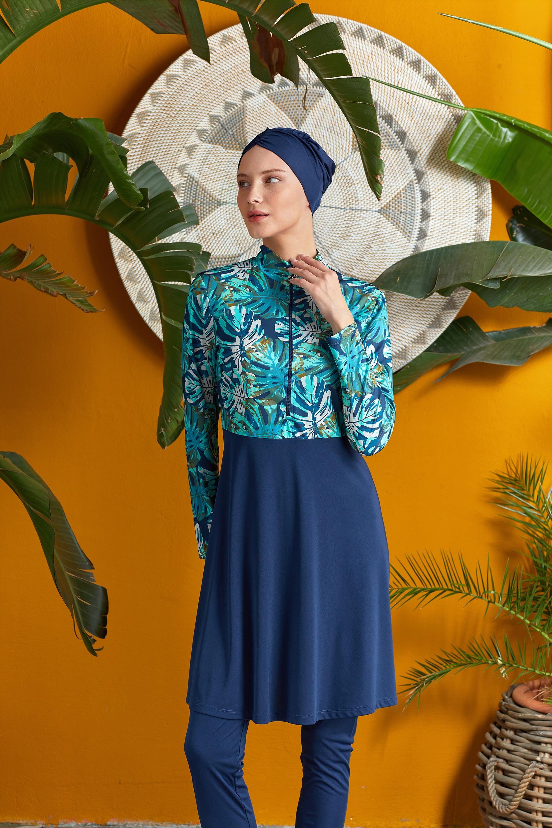 Rozamay 253124 Kadın Rin Uzun Kollu Tesettür Mayo