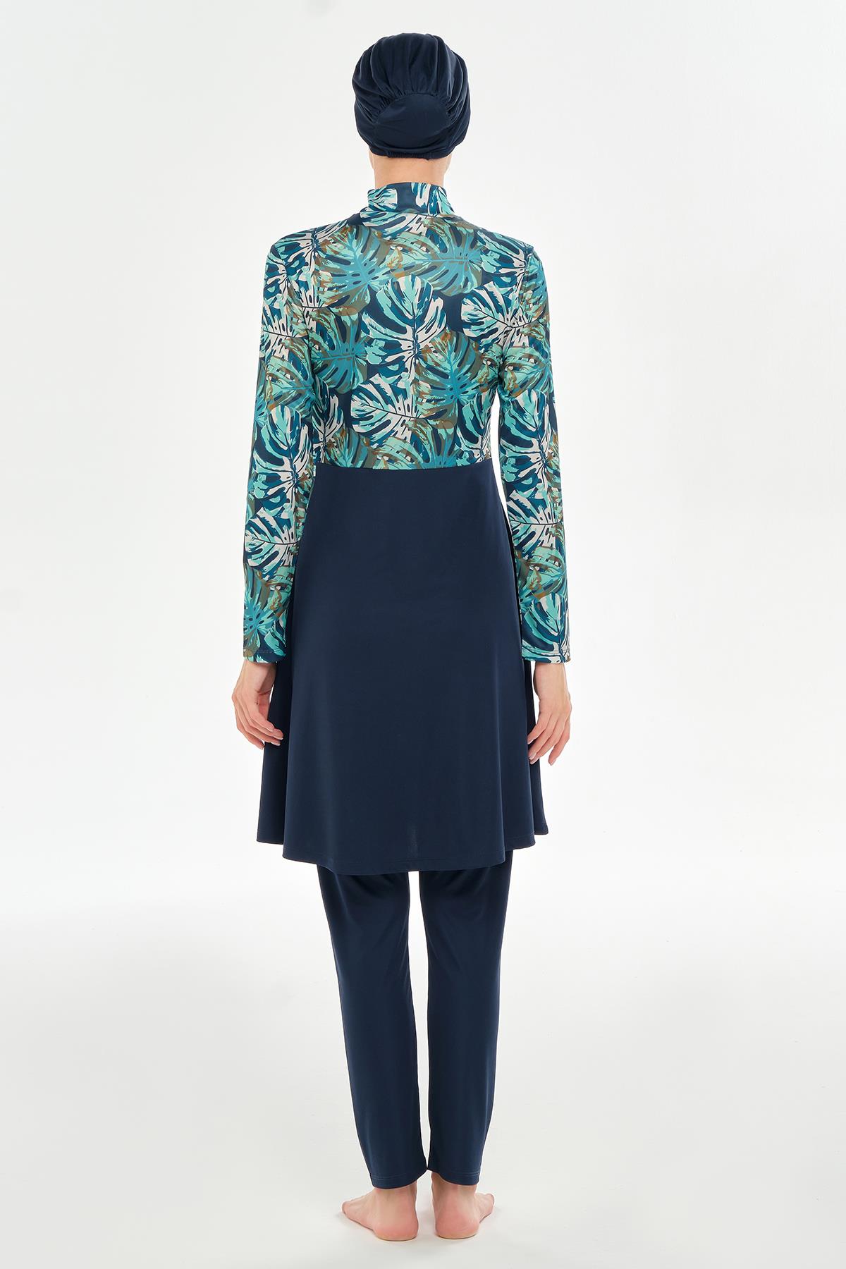 Rozamay 253124 Kadın Rin Uzun Kollu Tesettür Mayo