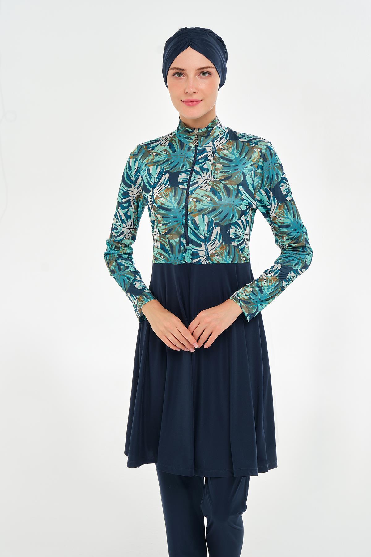 Rozamay 253124 Kadın Rin Uzun Kollu Tesettür Mayo