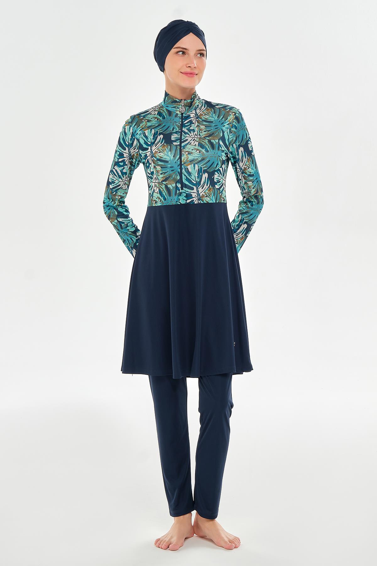 Rozamay 253124 Kadın Rin Uzun Kollu Tesettür Mayo