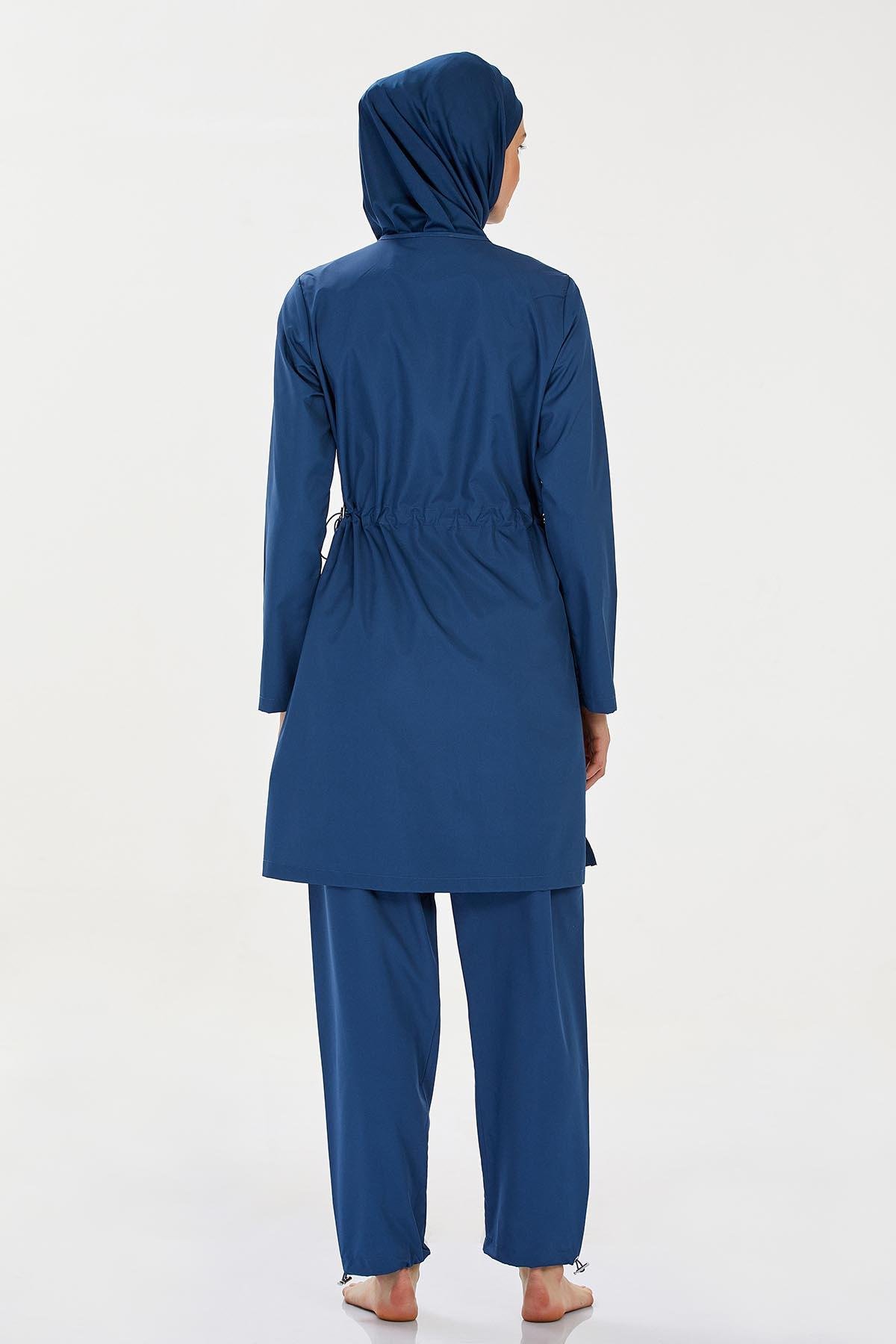 Rozamay 9075 Kadın Likralı Tam Kapalı Tesettür Mayo