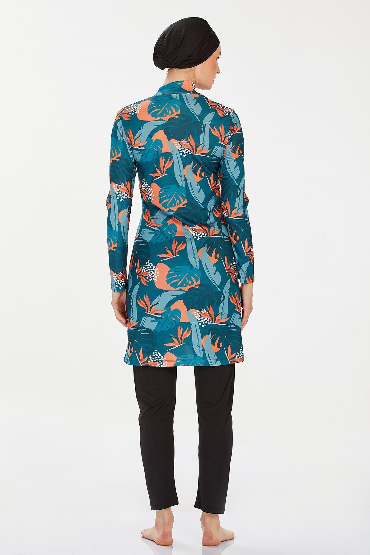 Rozamay 9200 Kadın Likralı Tam Kapalı Tesettür Mayo