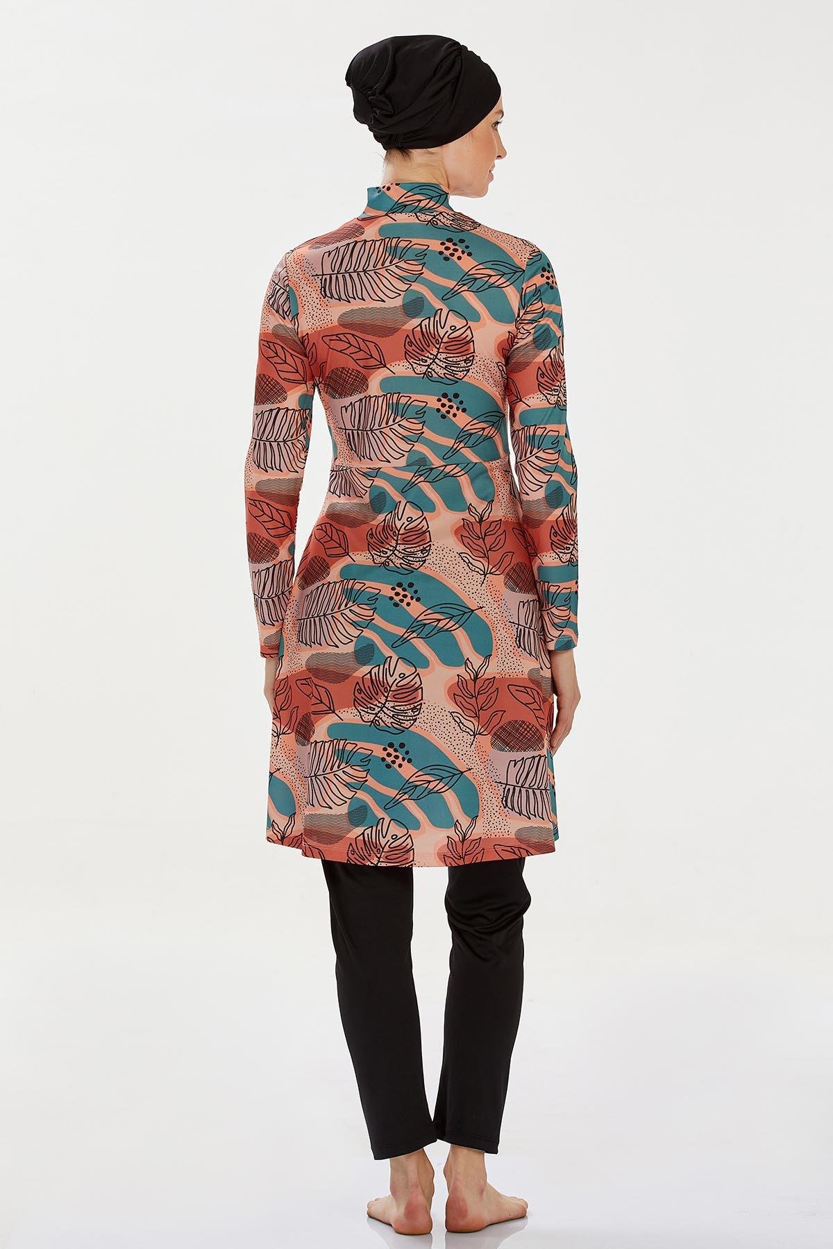 Rozamay 9222 Kadın Likralı Tam Kapalı Tesettür Mayo