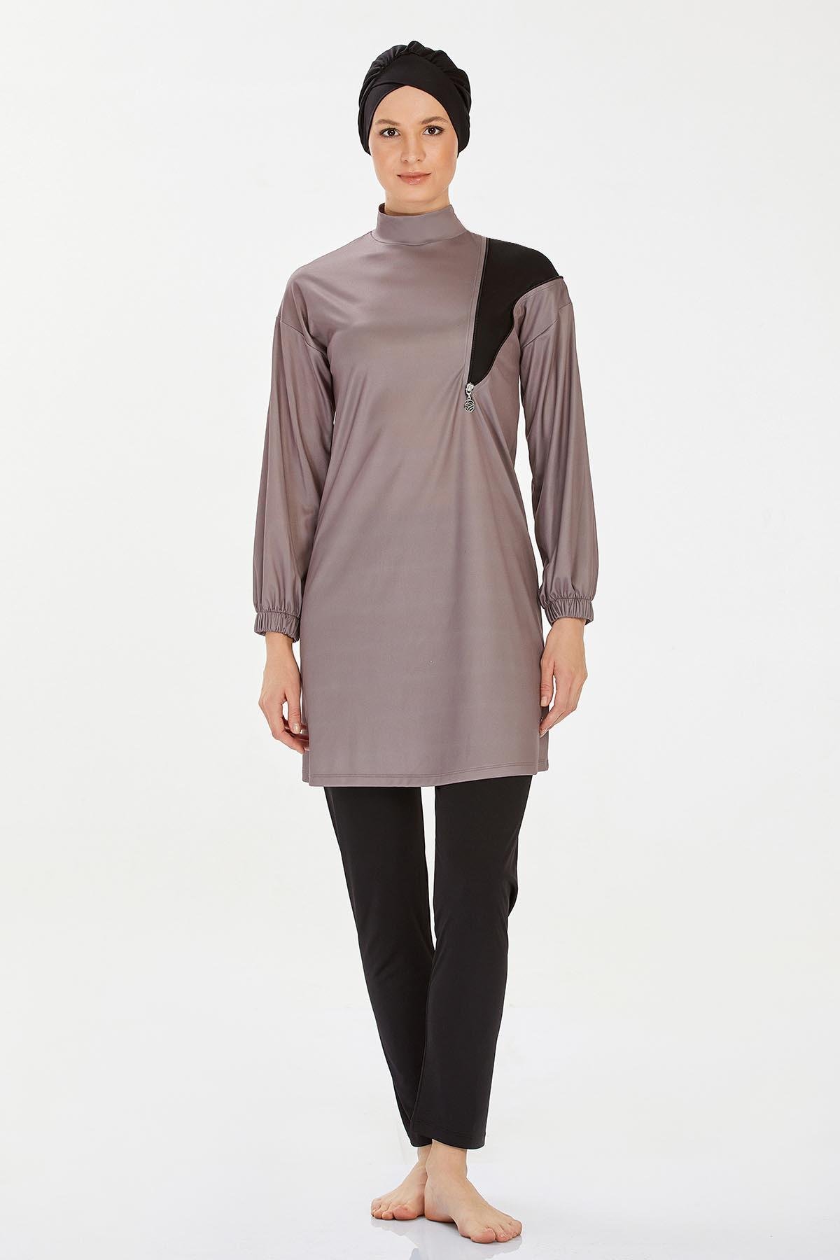 Rozamay 9238 Kadın Likralı Tam Kapalı Tesettür Mayo