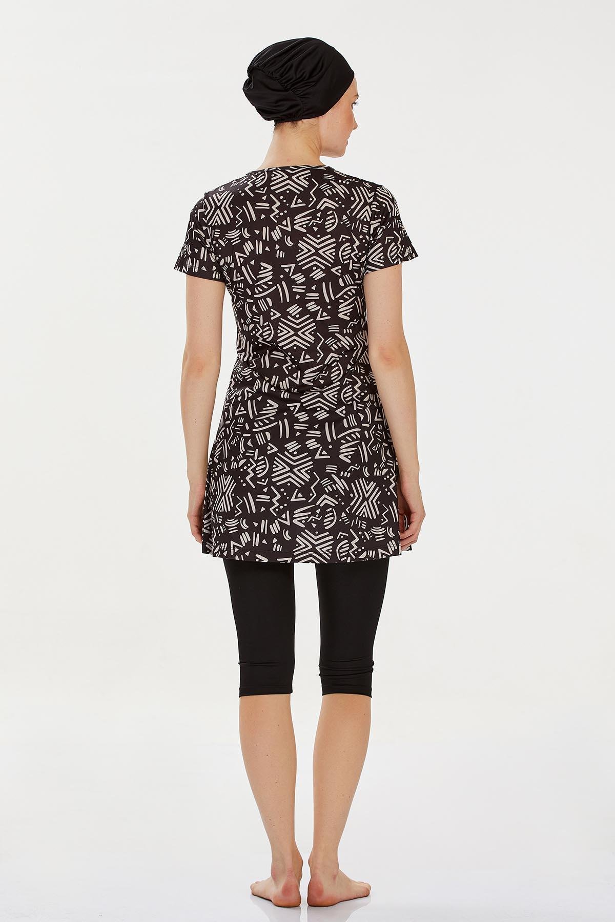 Rozamay 9305 Kadın Kısa Kollu Tesettür Mayo